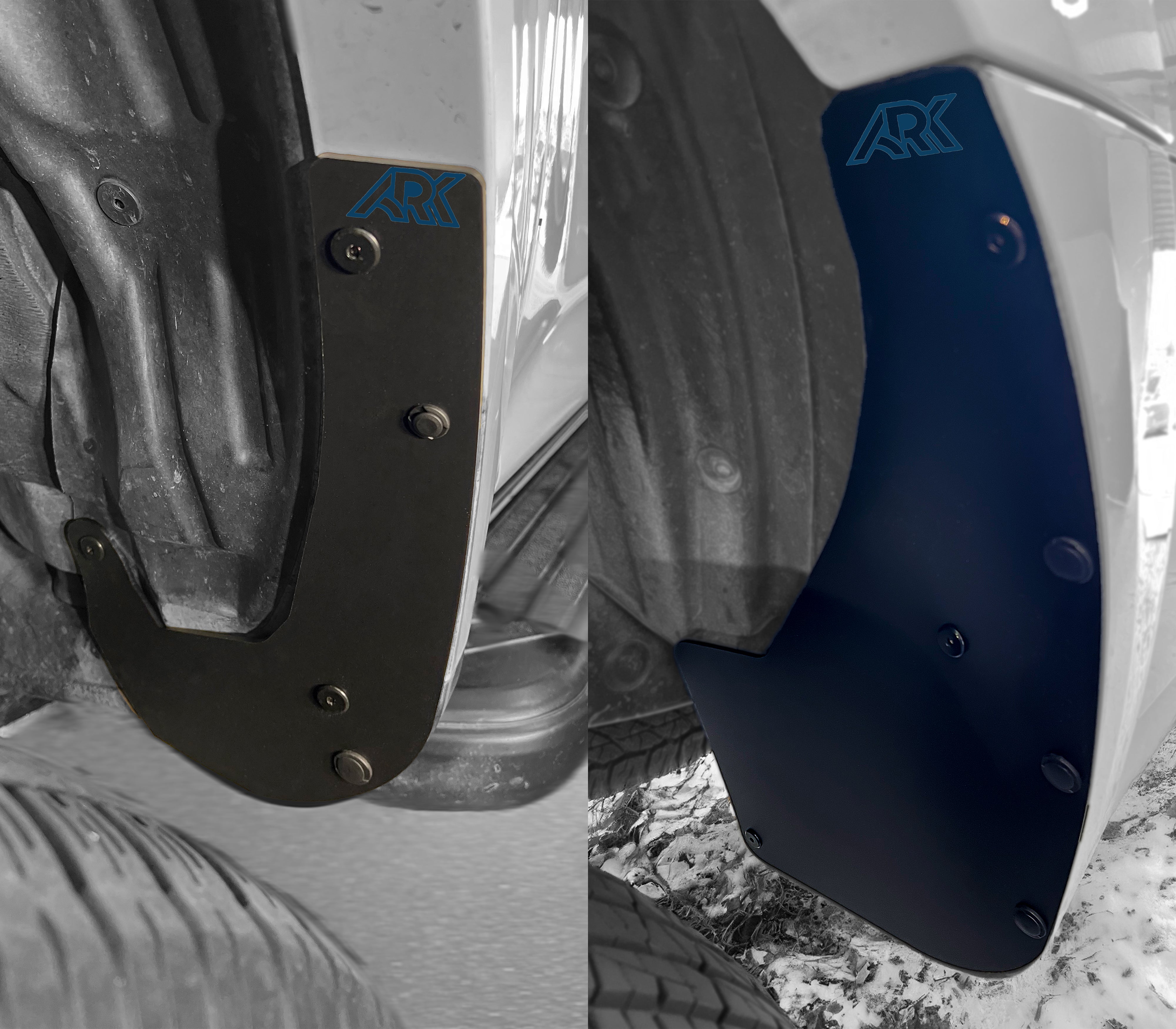 Ark Splash Guards Standard Mud Flap Deletes for 2010–2024 Toyota 4Runner