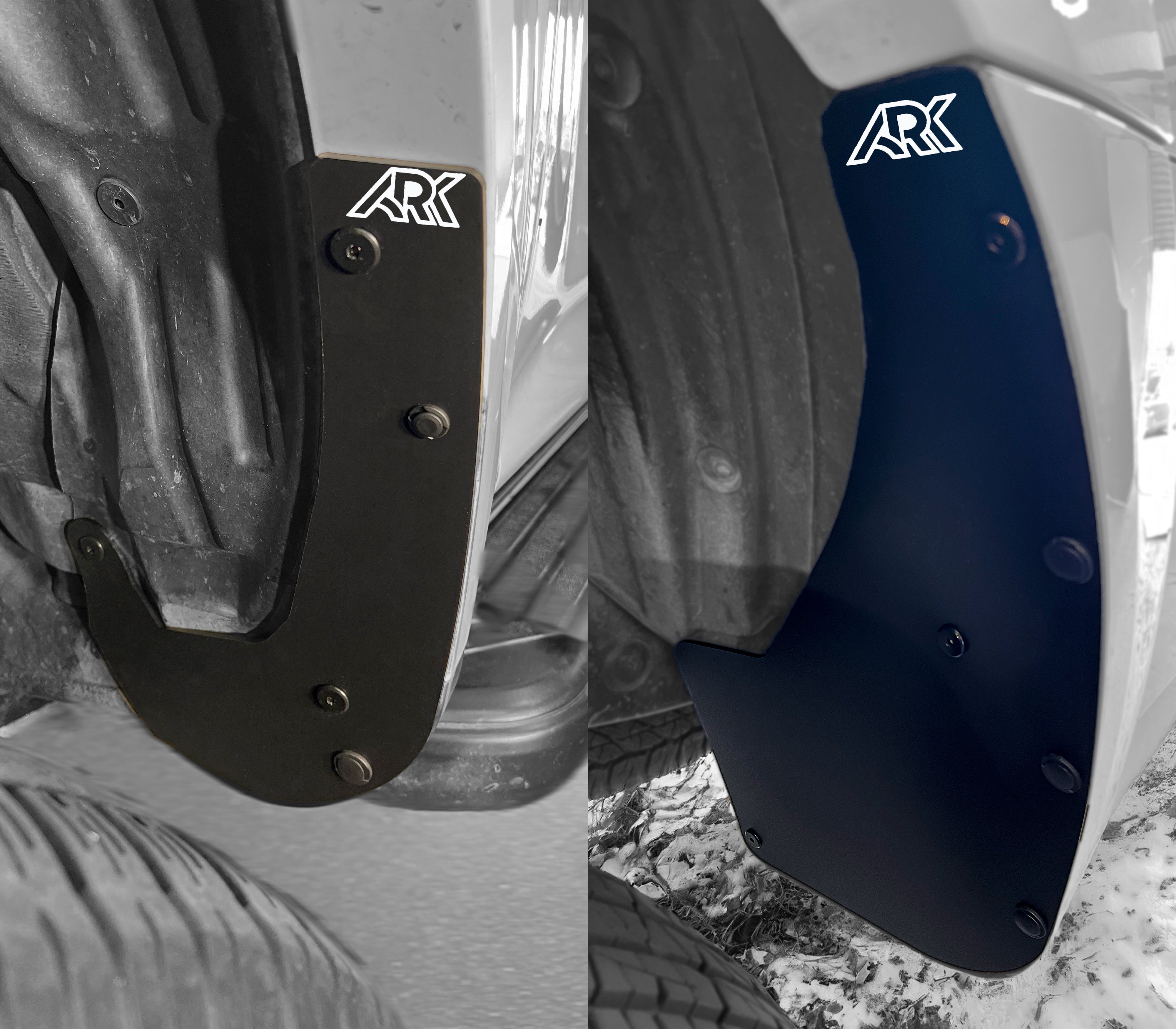 Ark Splash Guards Standard Mud Flap Deletes for 2010–2024 Toyota 4Runner