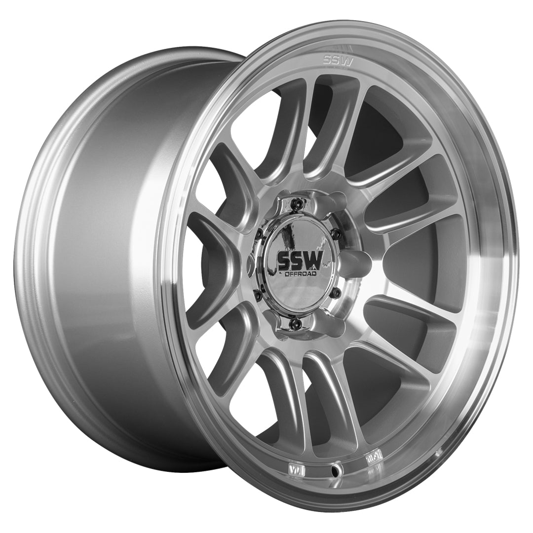 SSW Off-road Raptor in Machined Silver - 17x9.0 with -12 Offset