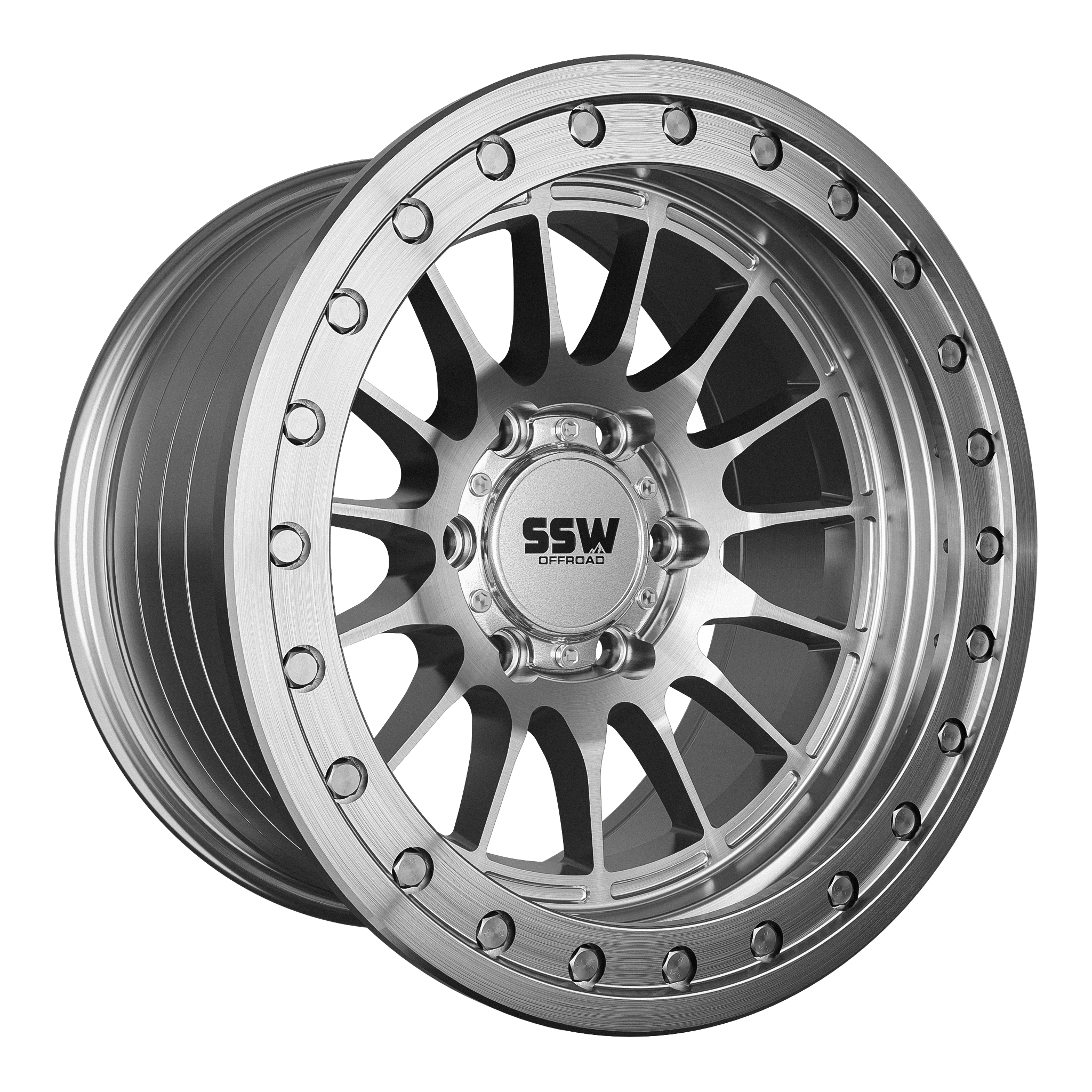 BEADLOCK DAKAR / MACHINED SILVER / 17X9.0 -25