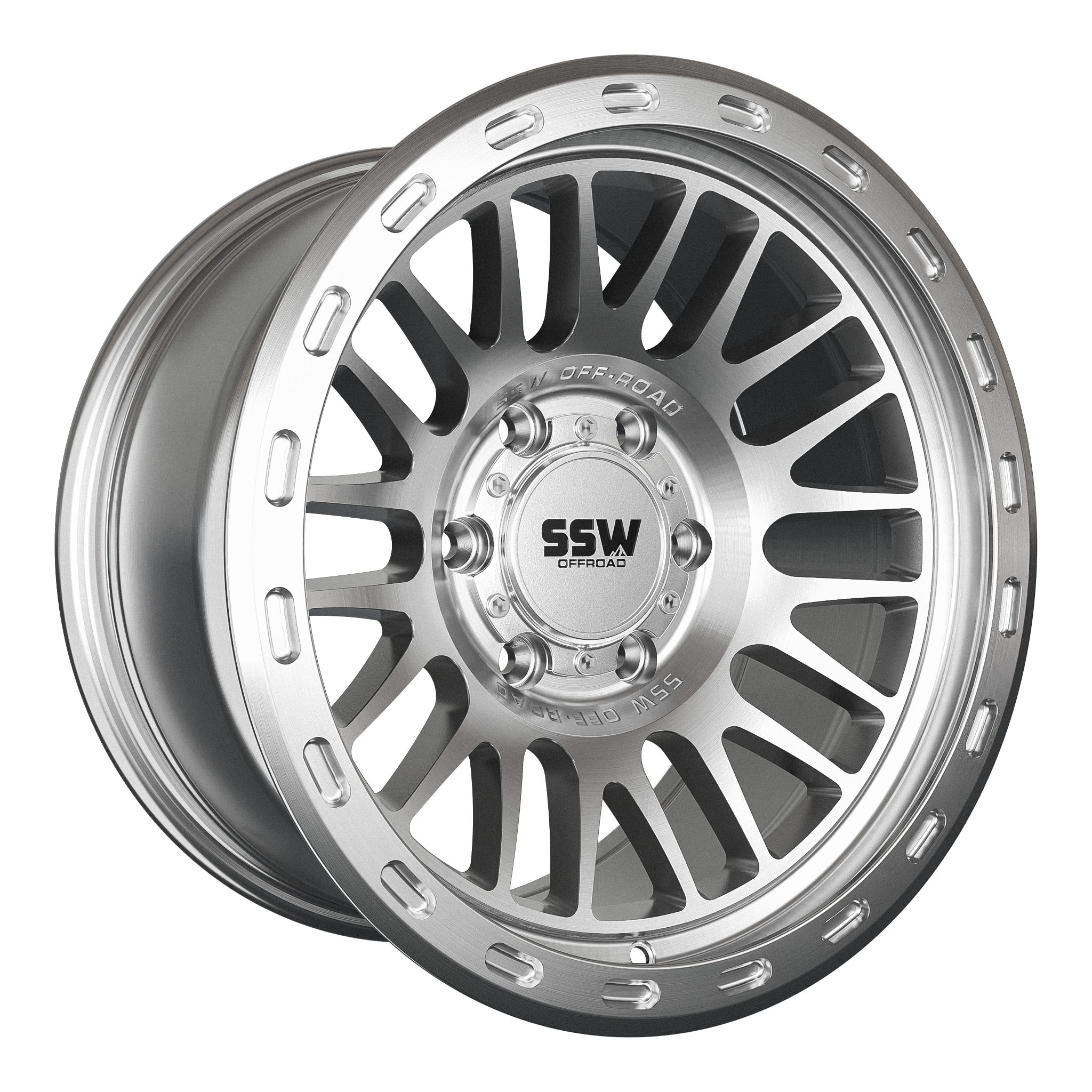 GRIFFON / MACHINED SILVER / 17X9.0 -25