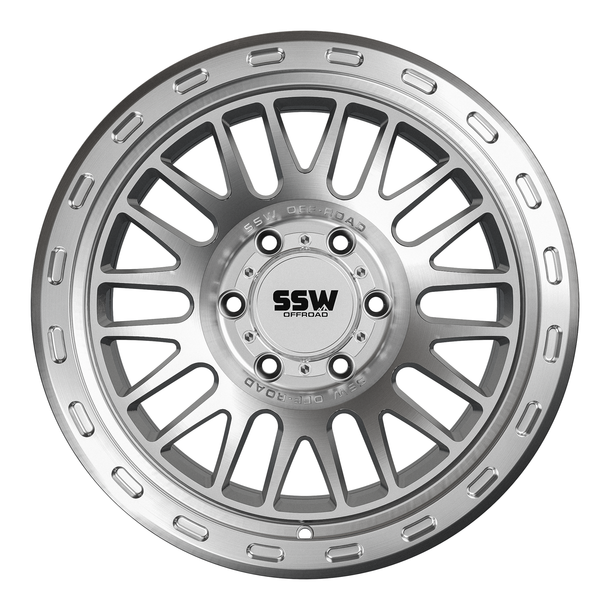 GRIFFON / MACHINED SILVER / 17X9.0 -25