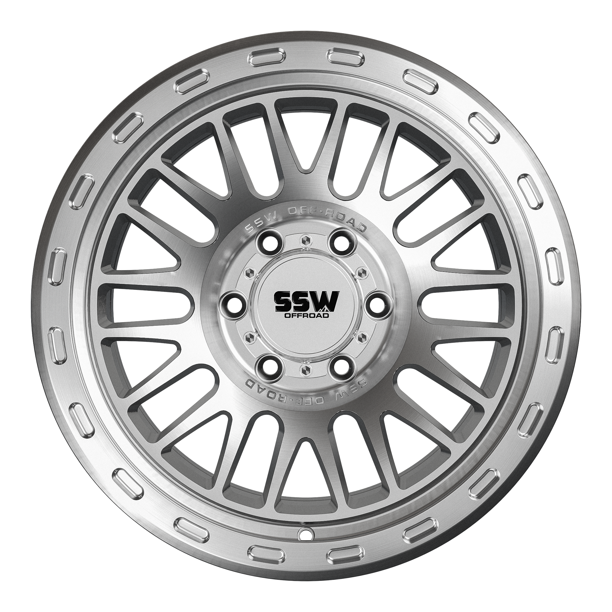 GRIFFON / MACHINED SILVER / 17X9.0 -25