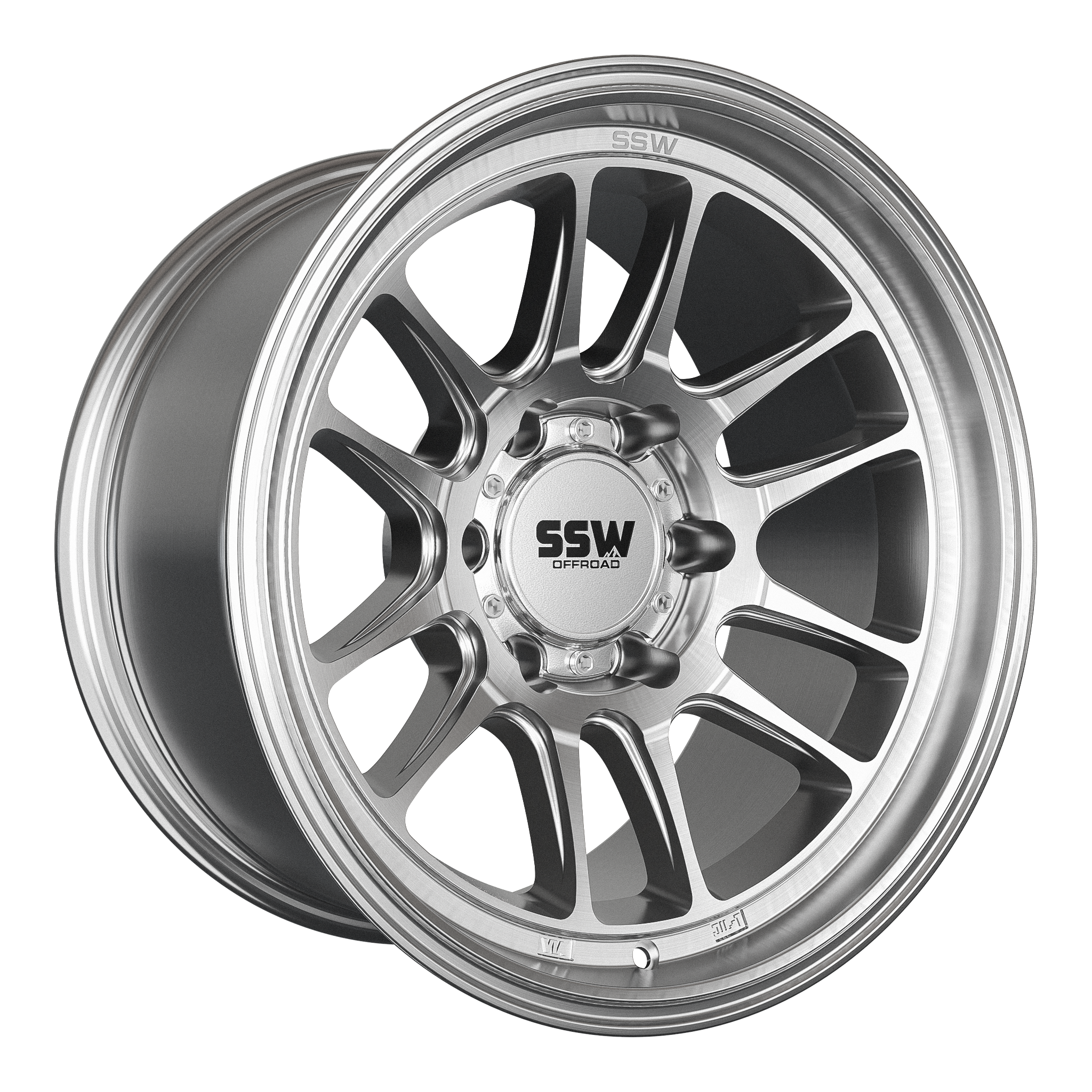 RAPTOR / MACHINED SILVER / 17X9.0 -12