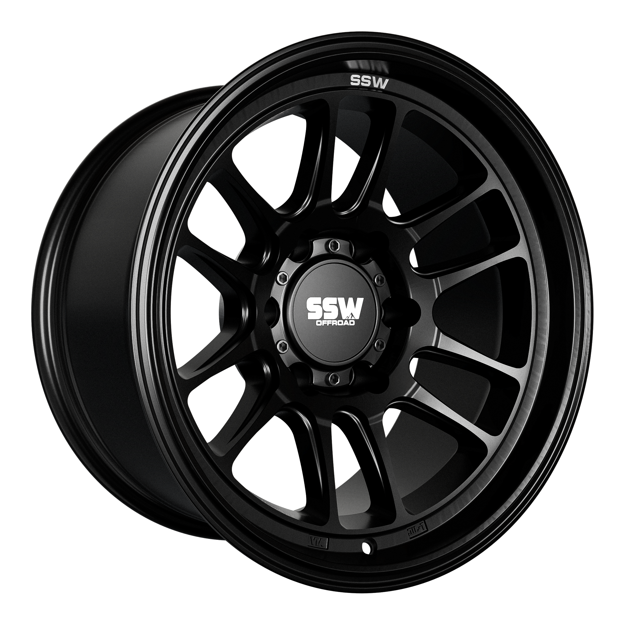 RAPTOR / MATTE BLACK / 17X9.0 -12