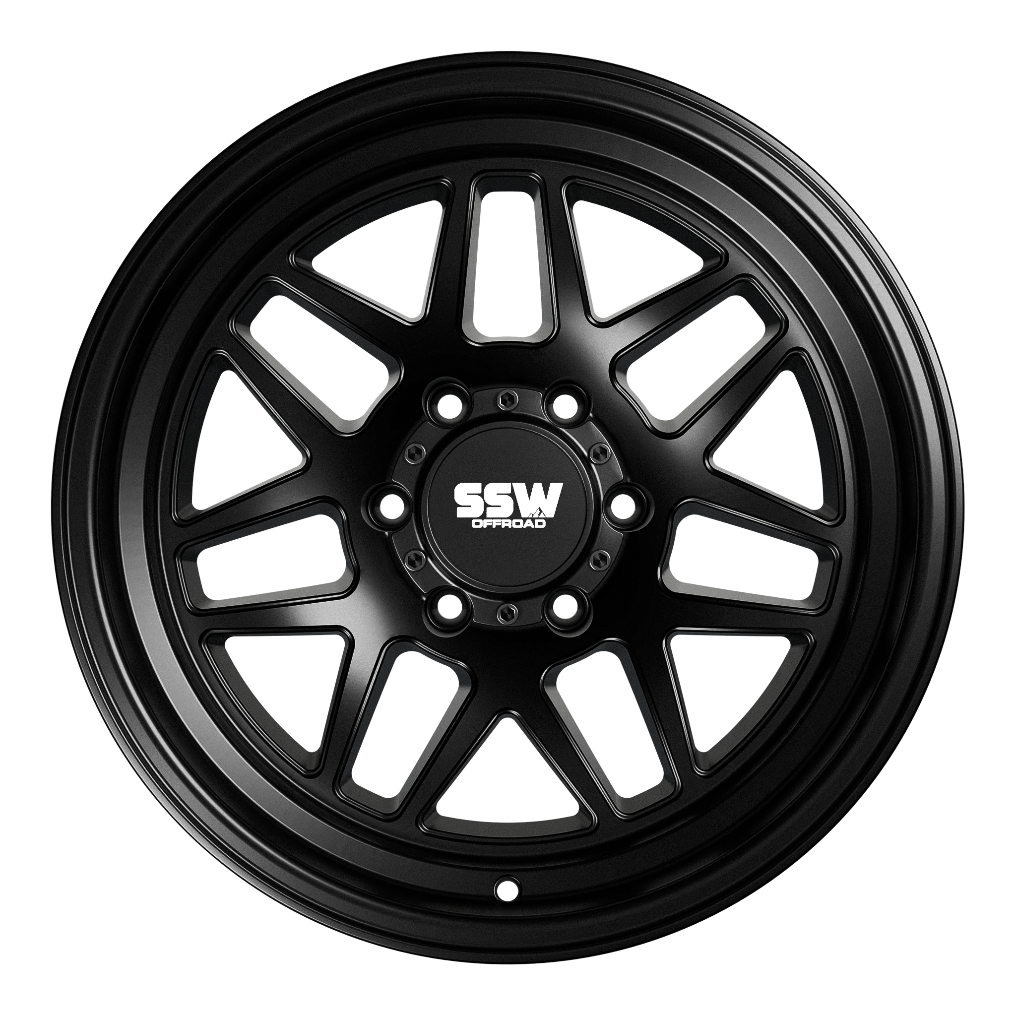 SIERRA / MATTE BLACK / 17X9.0 -25