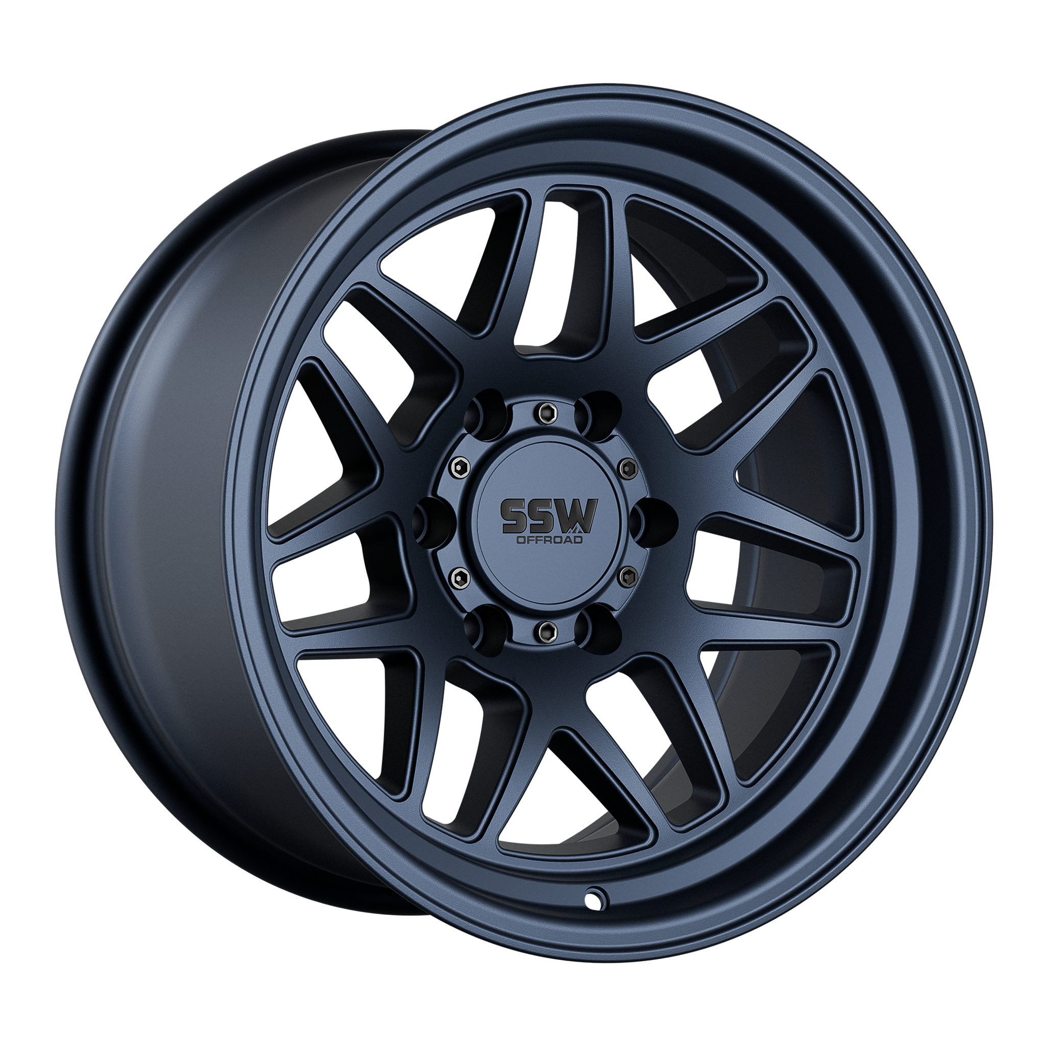 Sierra / Matte Blue / 17x9.0 -25