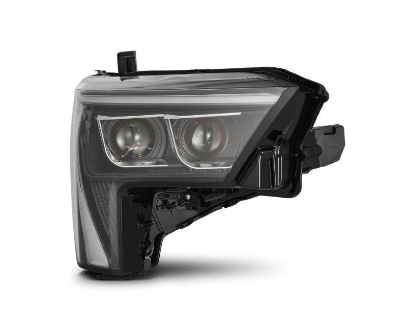 LUXX Series Projector Headlights Black with White DRL Alpharex for 2022–2023 Toyota Tundra