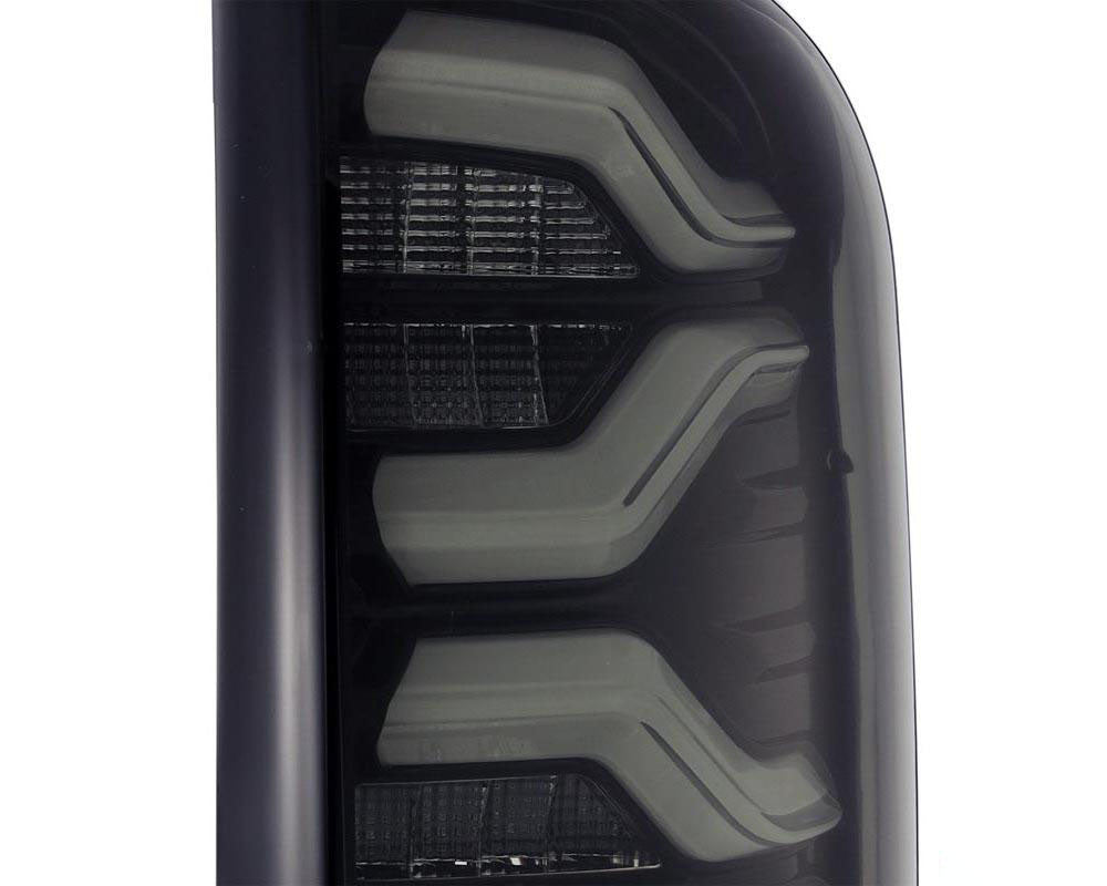 Pro-series Tail Lights Jet Black Alpharex for 2016–2023 Toyota Tacoma