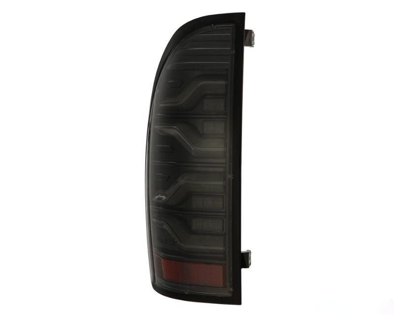 LUXX-series Led Tail Lights Alpha Black Alpharex for 2005–2015 Toyota Tacoma