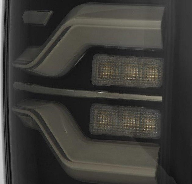 LUXX-series Led Tail Lights Black Alpharex for 2005–2015 Toyota Tacoma