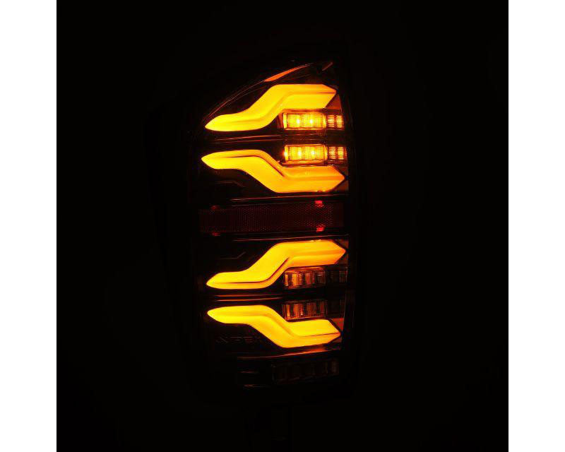 LUXX-series Led Tail Lights Alpha Black Alpharex for 2016–2023 Toyota Tacoma