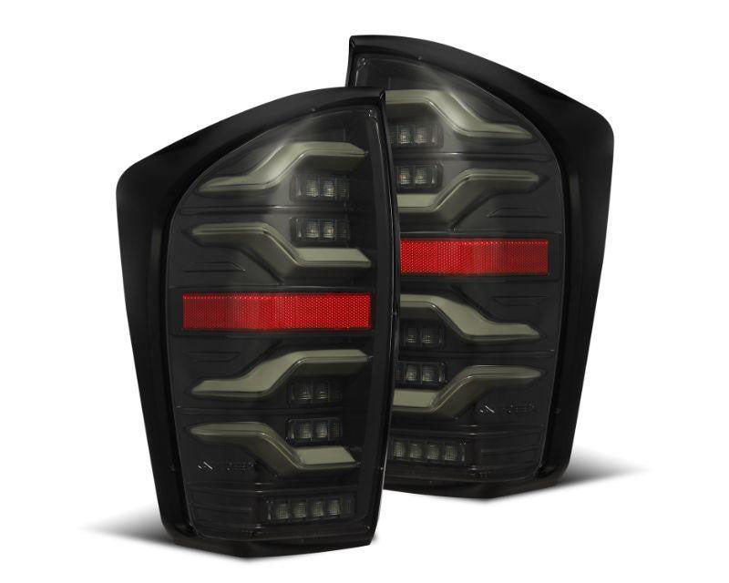 LUXX-series Led Tail Lights Alpha Black Alpharex for 2016–2023 Toyota Tacoma