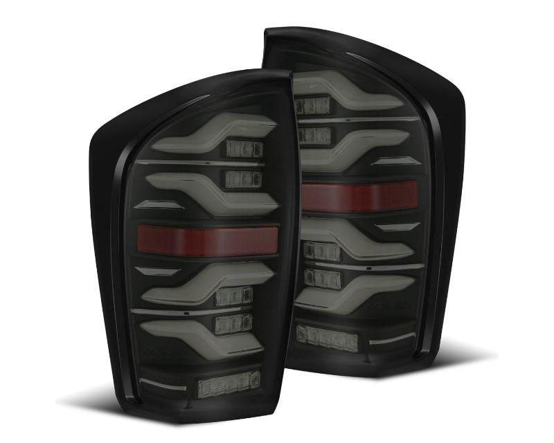 LUXX-series Led Tail Lights Black Alpharex for 2016–2023 Toyota Tacoma