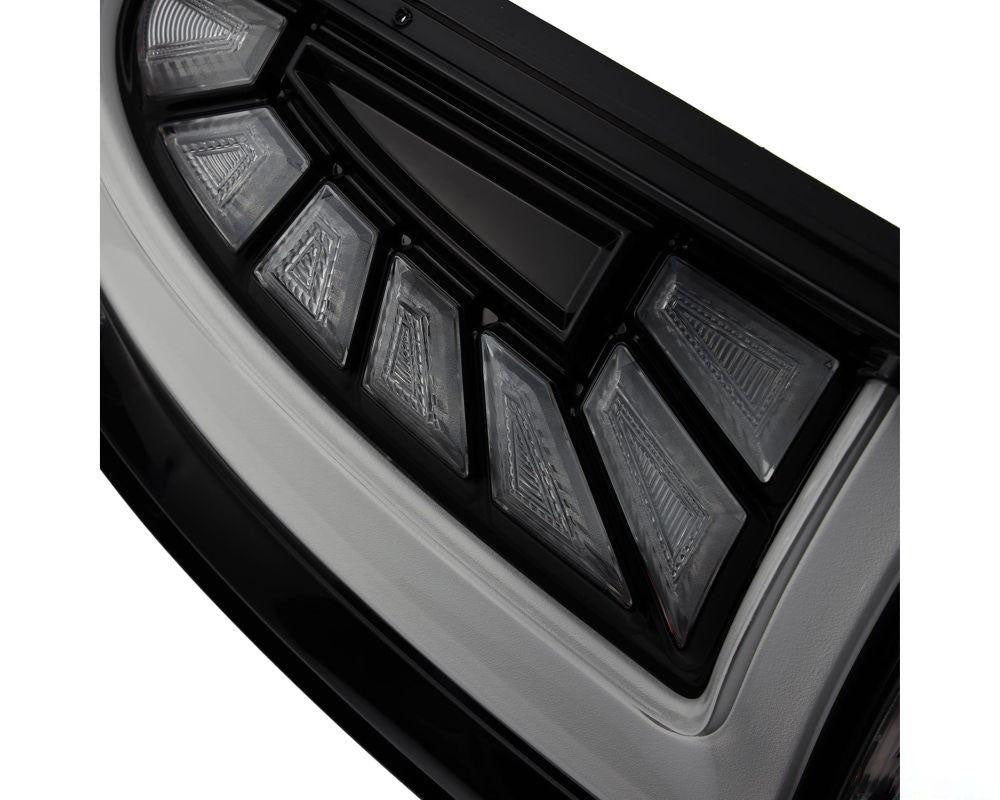 Pro-series Tail Lights Jet Black Alpharex for 2005–2015 Toyota Tacoma