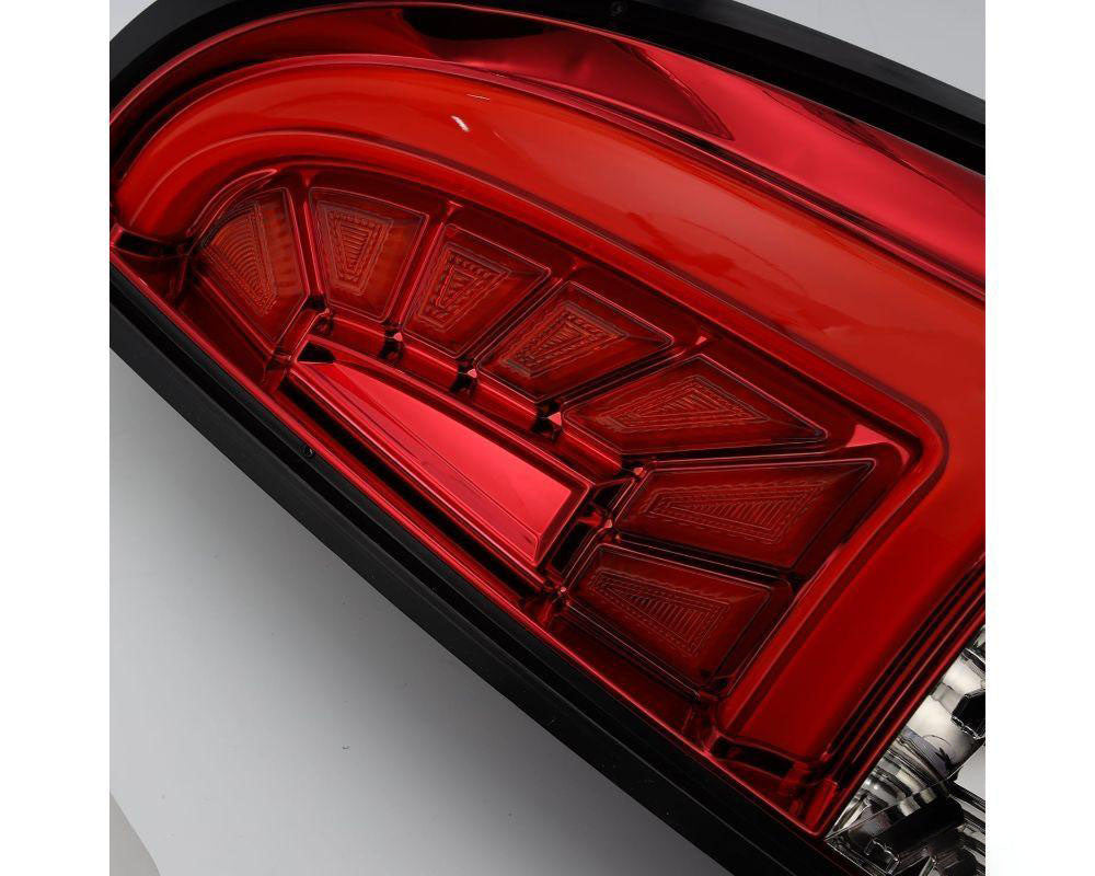 Pro-series Tail Lights Red Smoke Alpharex for 2005–2015 Toyota Tacoma