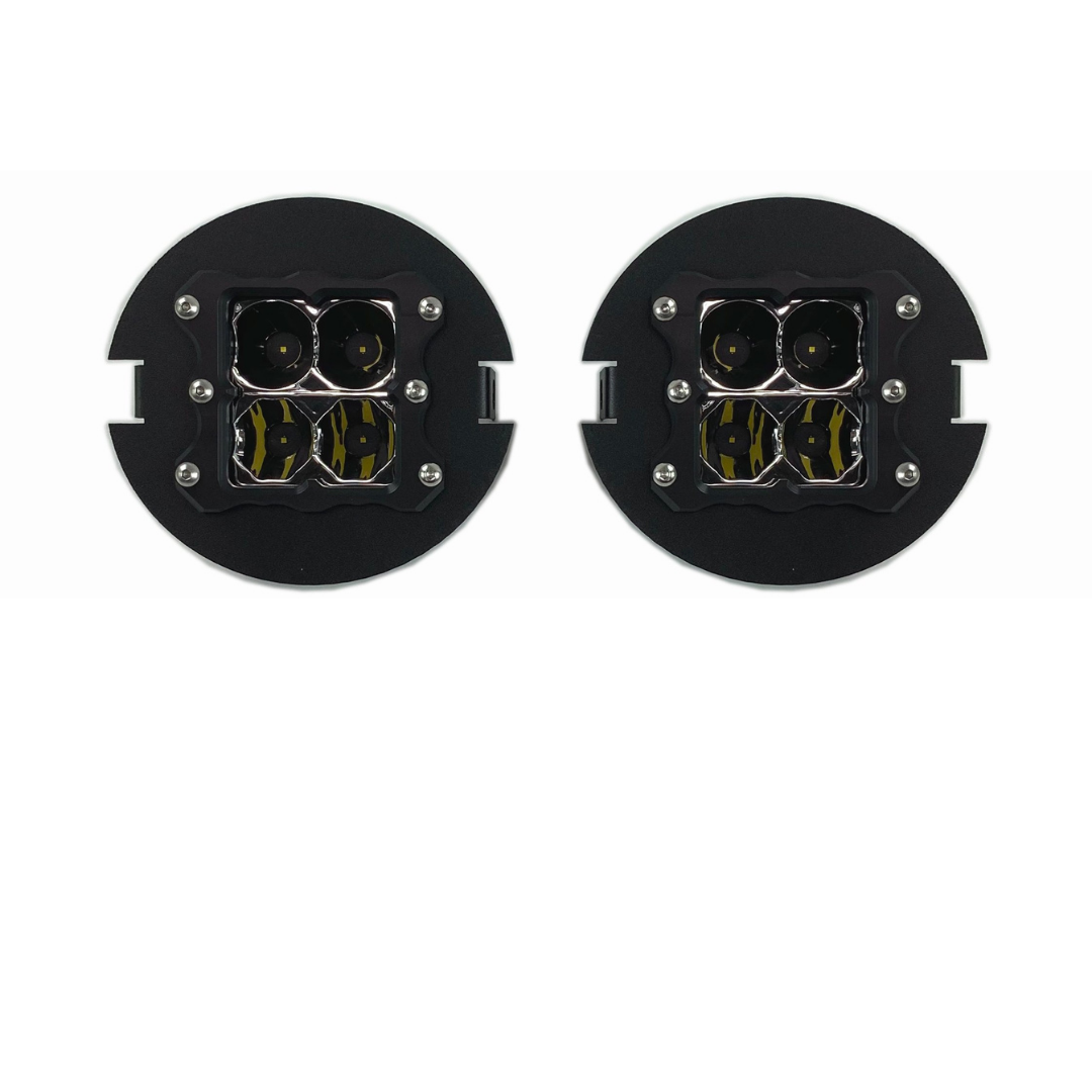 Heretic Studio Led Fog Light Kit - Clear Lens for 2005–2011 Toyota Tacoma