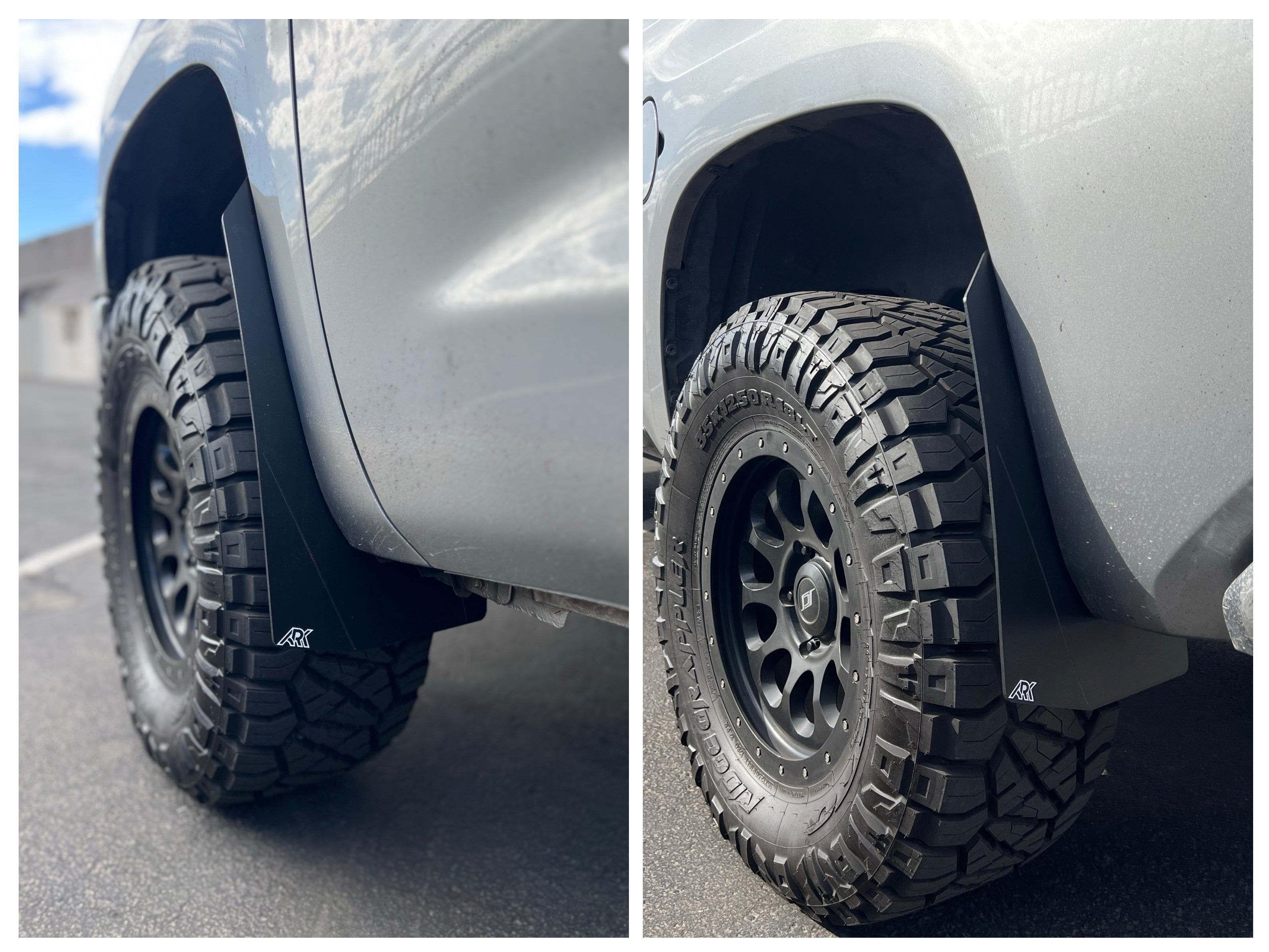 Ark Splash Guards TriXpoly Mid Mudflaps for 2007–2021 Toyota Tundra
