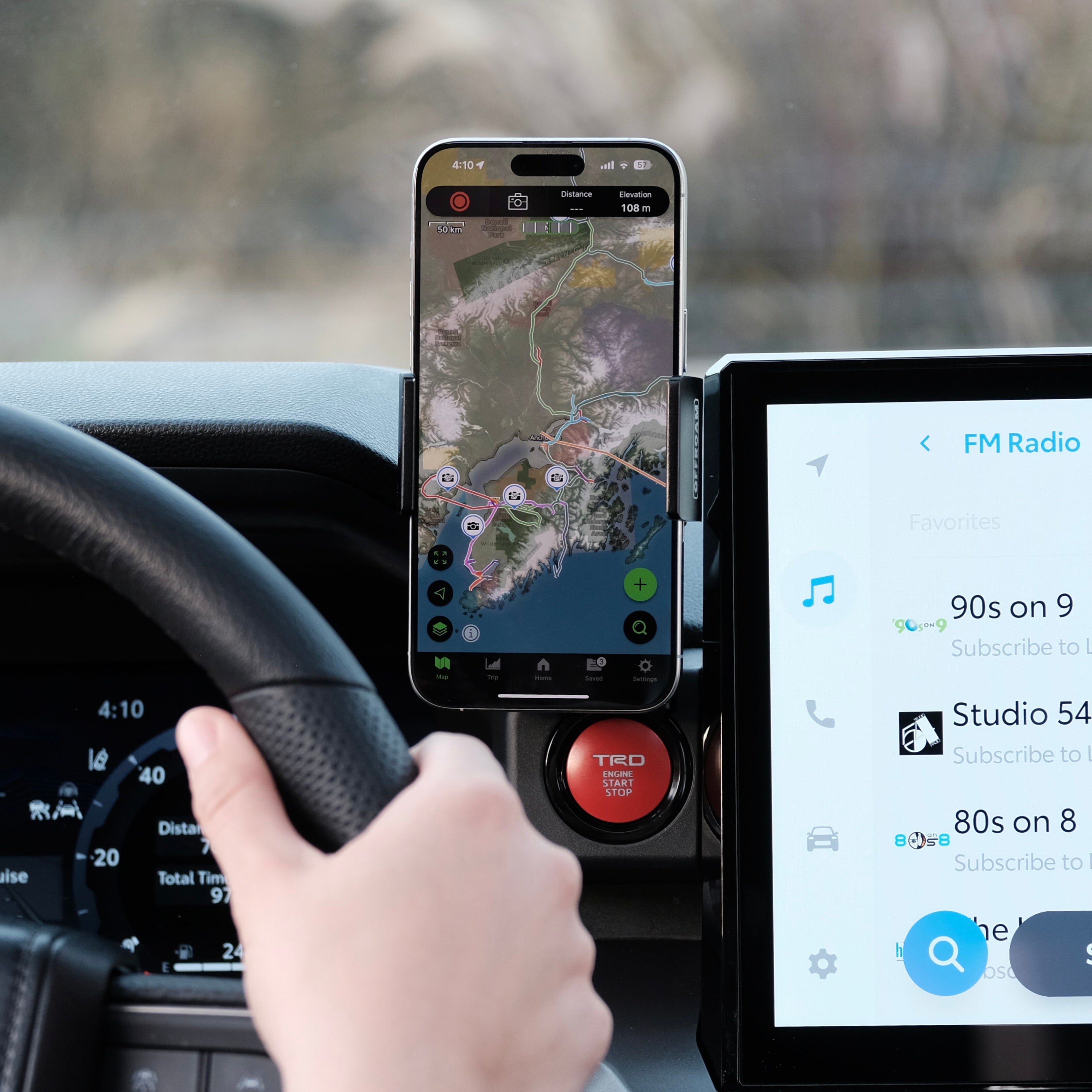 Toyota Tacoma 2024-2025 | 4Runner 2025 Phone Mount
