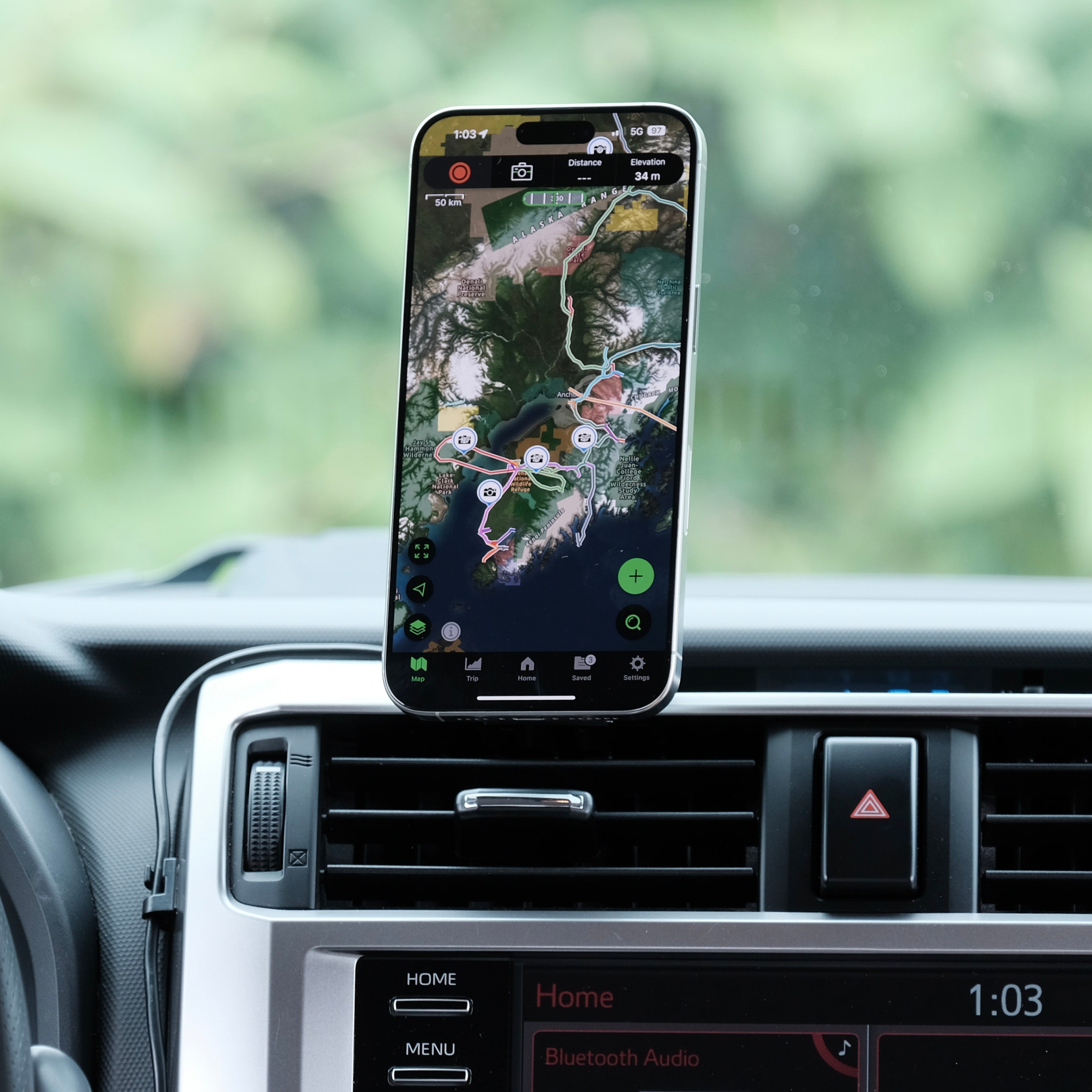Toyota 4Runner 2010-2024 MagSafe-compatible Phone Mount