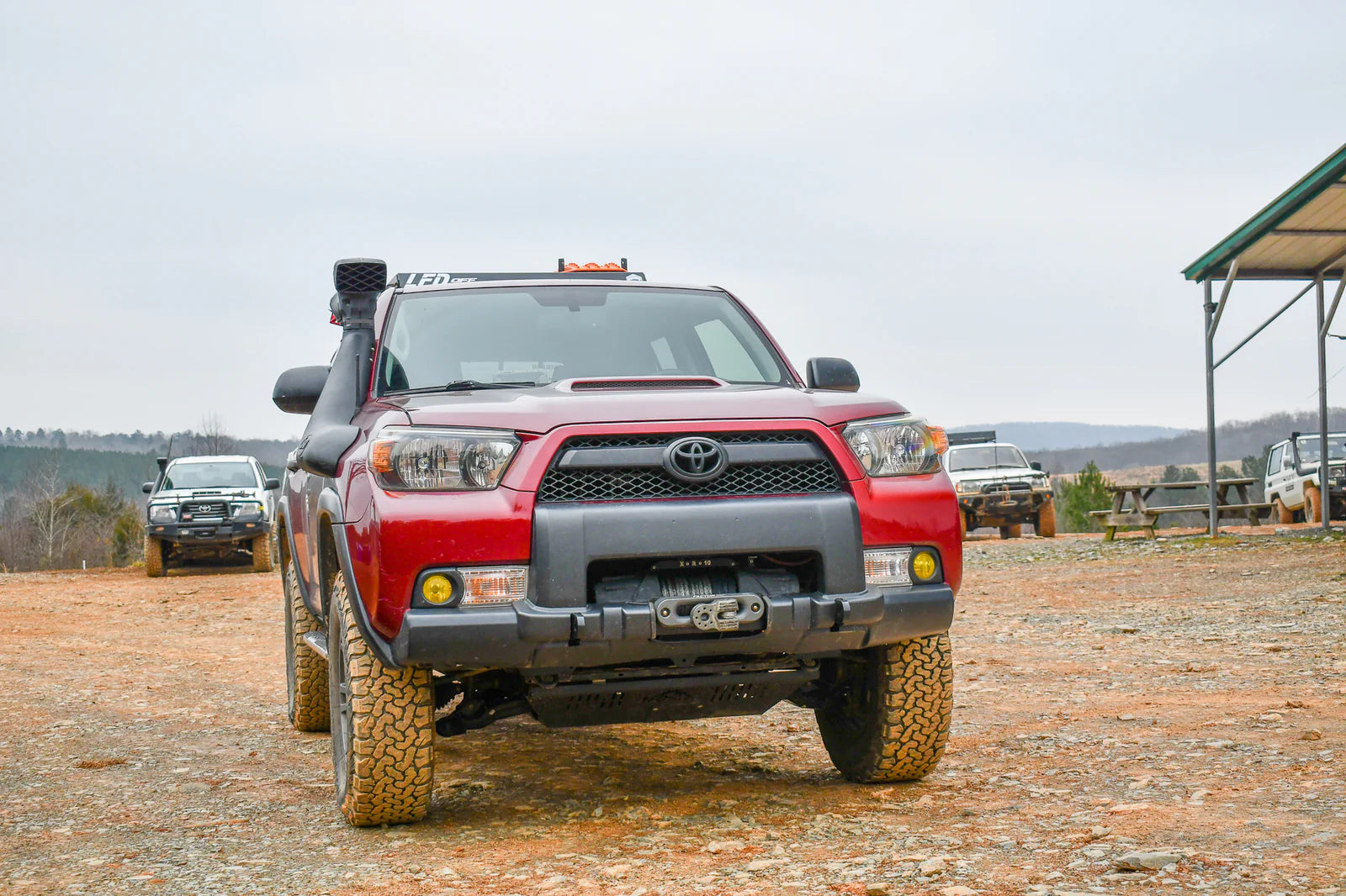 LFD Offroad Adjustable Hidden Winch Mount with Recovery Points for 2010–2024 Toyota 4Runner