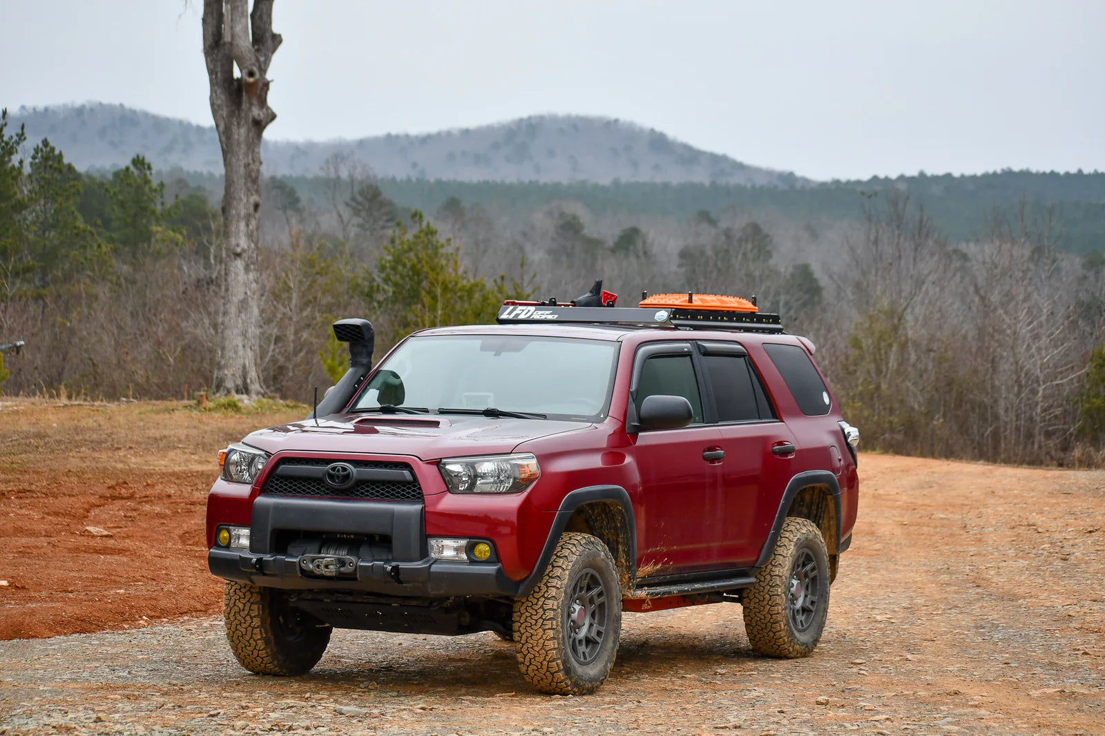 LFD Offroad Adjustable Hidden Winch Mount with Recovery Points for 2010–2024 Toyota 4Runner