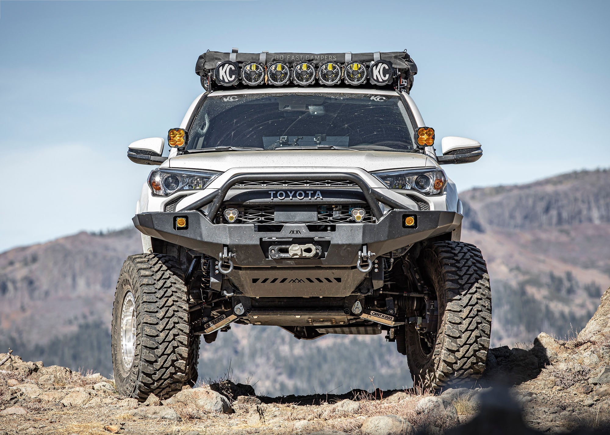 Toyota 4Runner 5th Gen (2010-2024) Hi-Lite Overland Front Bumper [PreRunner Bull Bar]