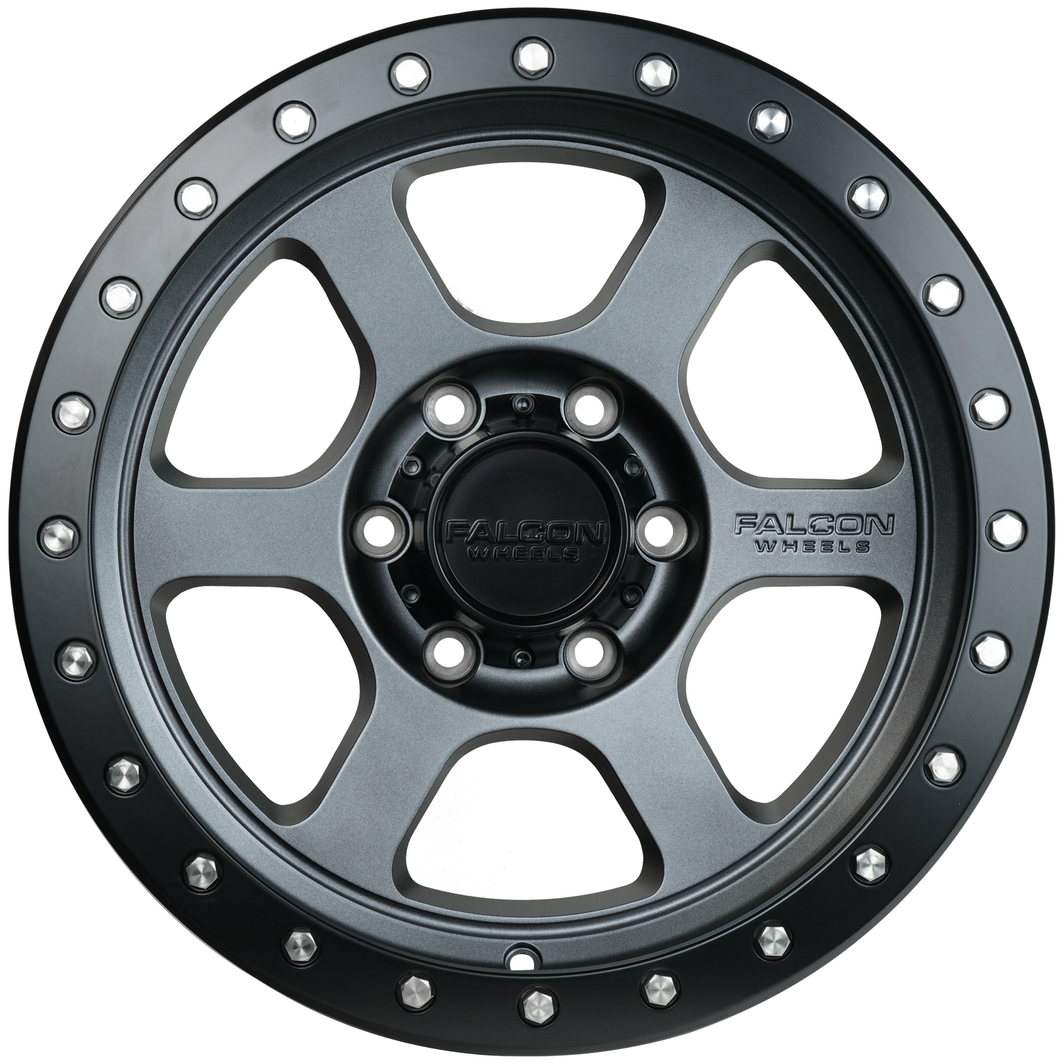 Falcon Wheels T1 - Matte Gunmetal 17x9