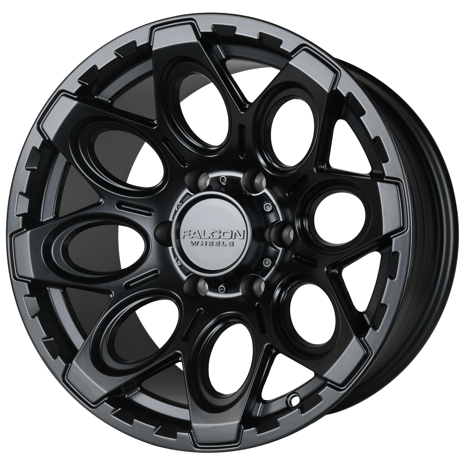T6 - Matte Black 17x9