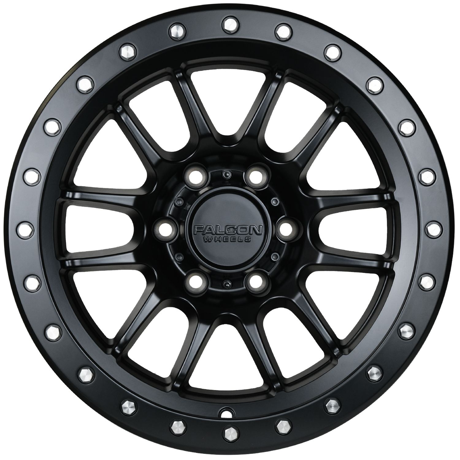 Falcon Wheels T7 - Matte Black 17x9