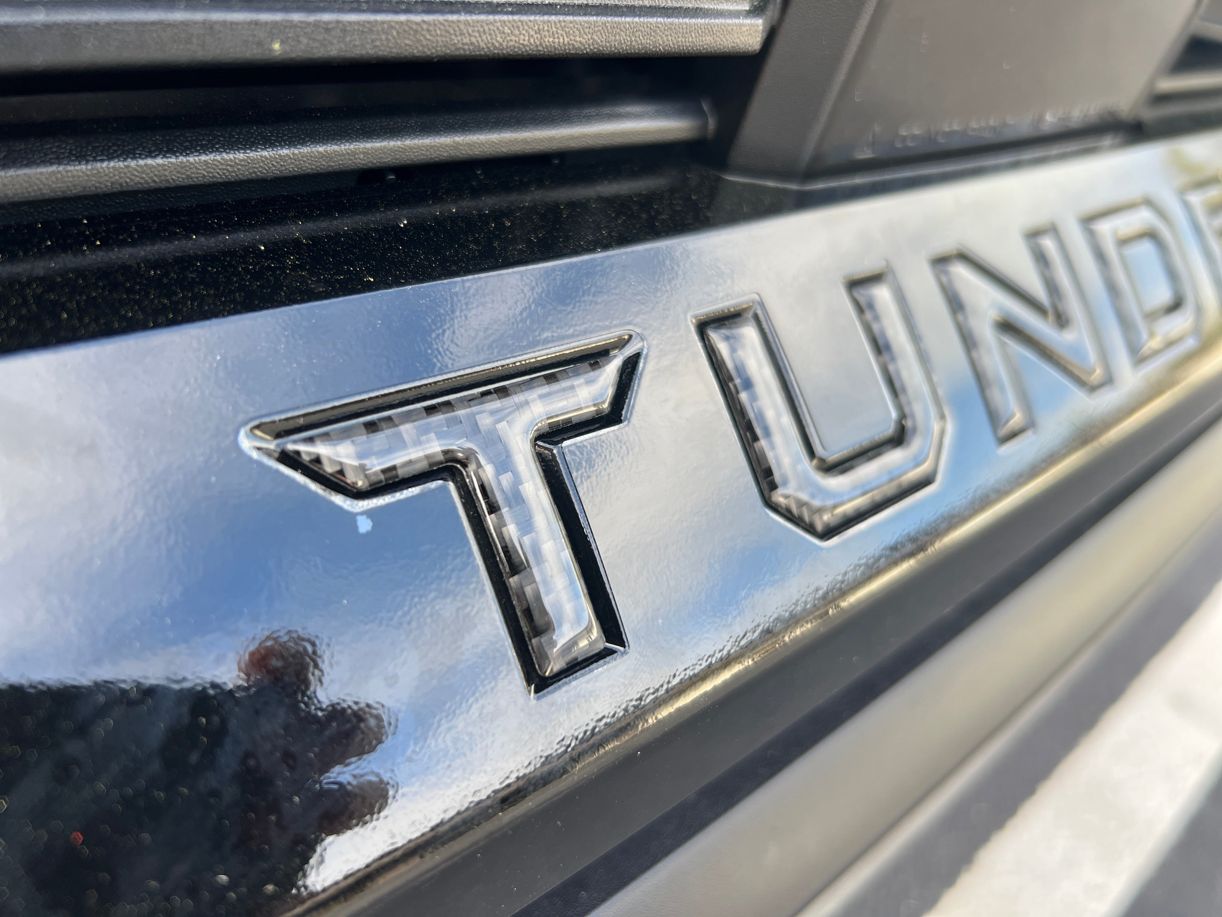 Lower Grille Letter Inserts Fits 2022-2025 Toyota Tundra