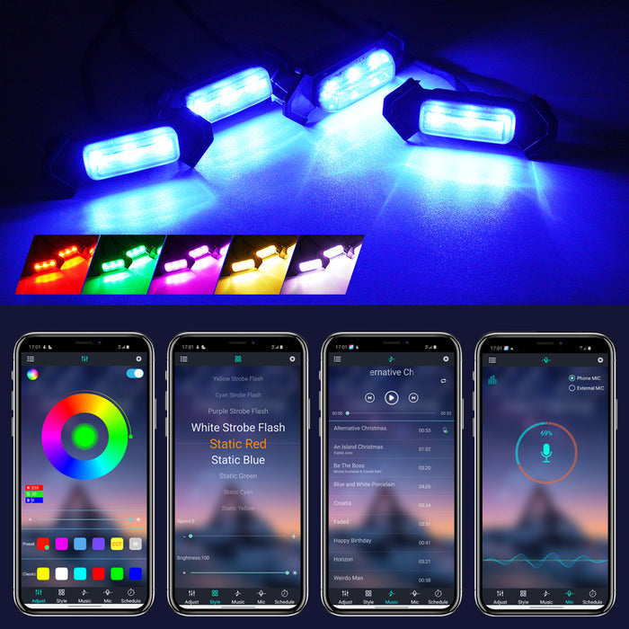 RGB Raptor Light Kit for 2016-2023 Toyota Tacoma