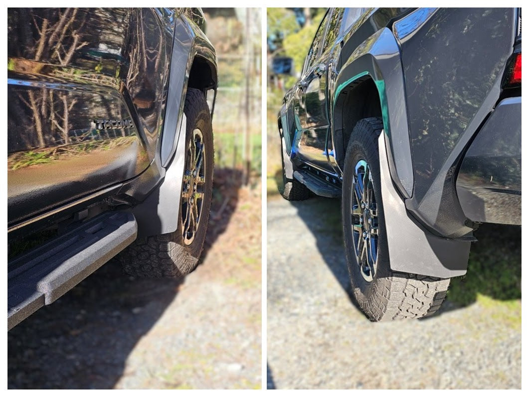 Ark Splash Guards TriXpoly Mid-Mudflaps for 2024+ Toyota Tacoma
