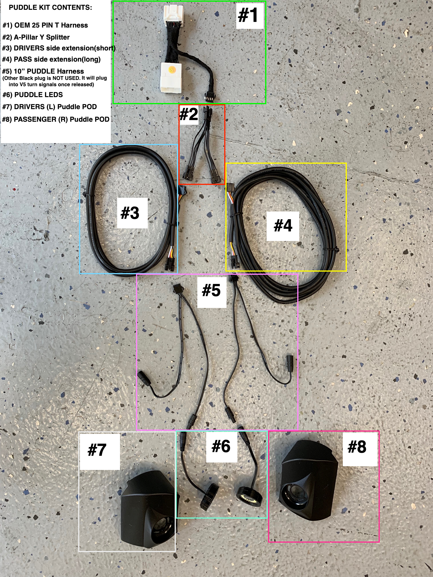 Meso Customs Puddle Pods for 2016-2023 Toyota Tacoma