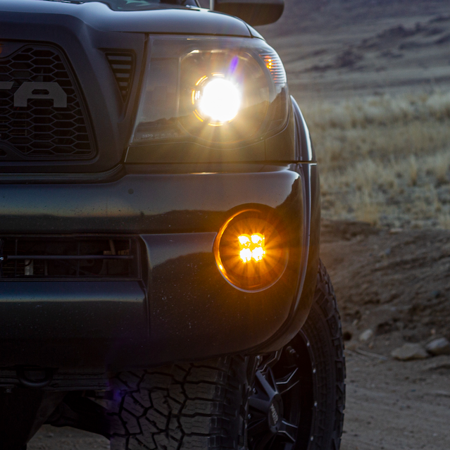 Heretic Studio Led Fog Light Kit - Amber Lens for 2005–2011 Toyota Tacoma