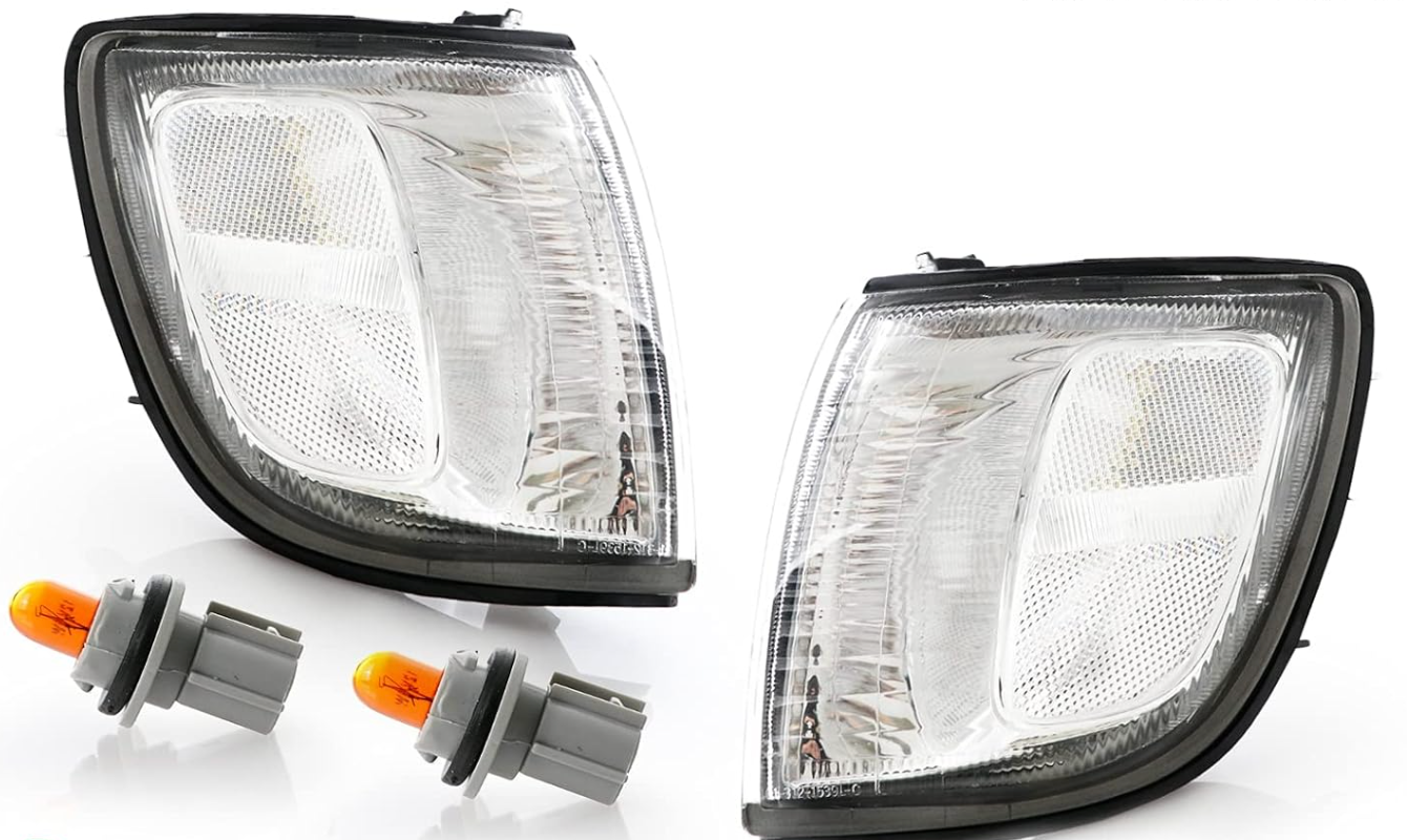 SRQ Fabrications Clear/black Corner Lights for 1996–2002 Toyota 4Runner
