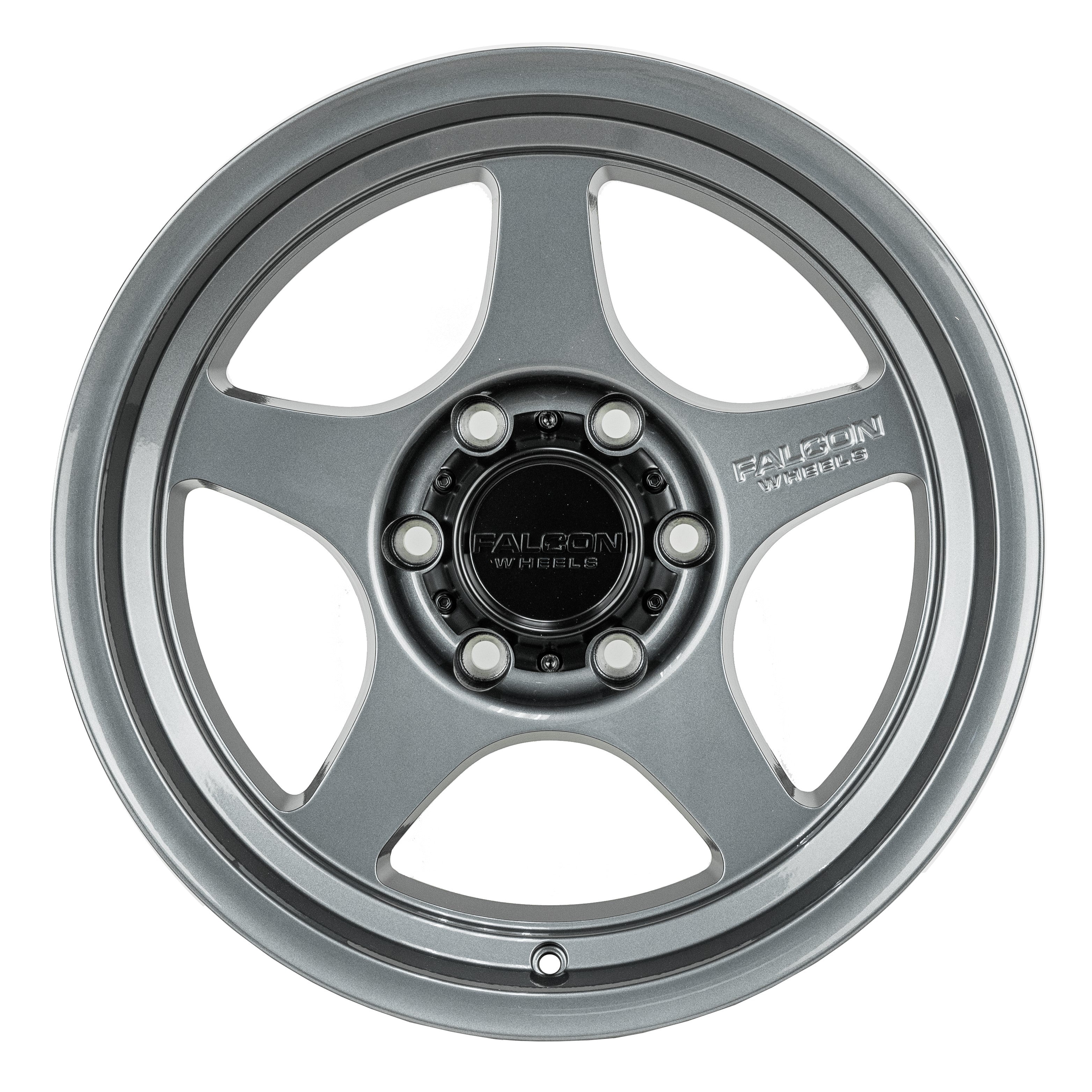 Falcon Wheels T2 - Gloss Gunmetal 17x9