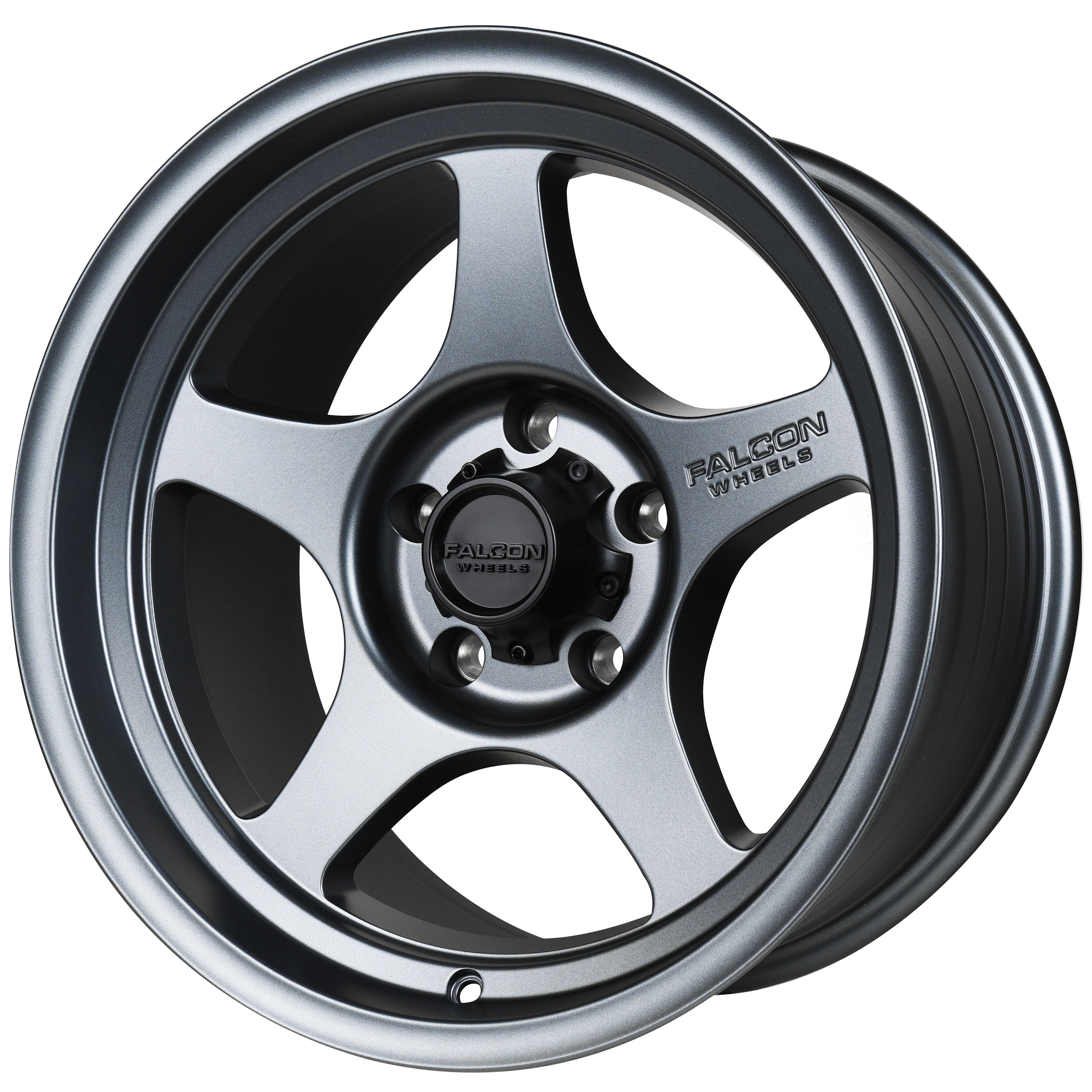 Falcon Wheels T2 - Matte Gunmetal 17x9
