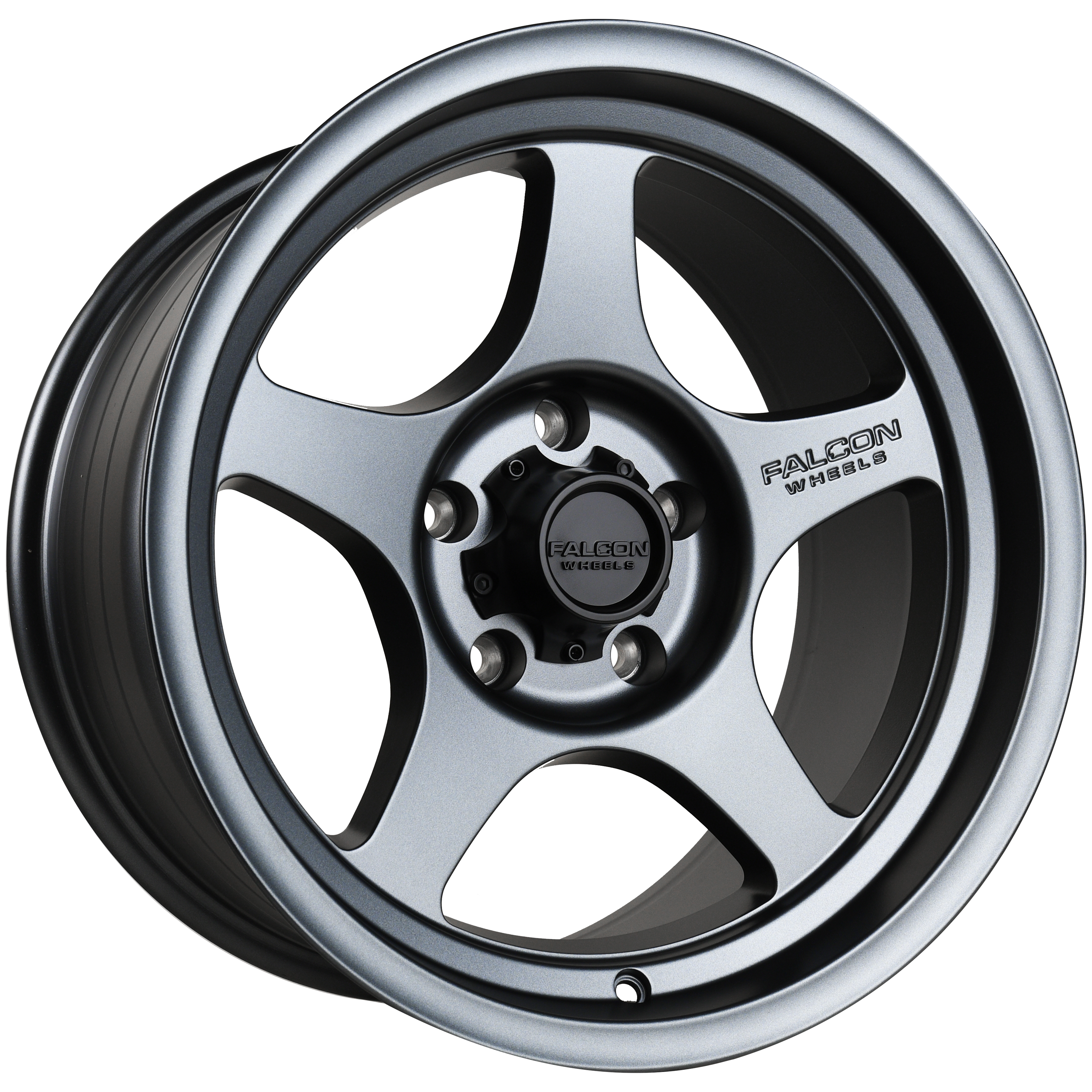 Falcon Wheels T2 - Matte Gunmetal 17x9