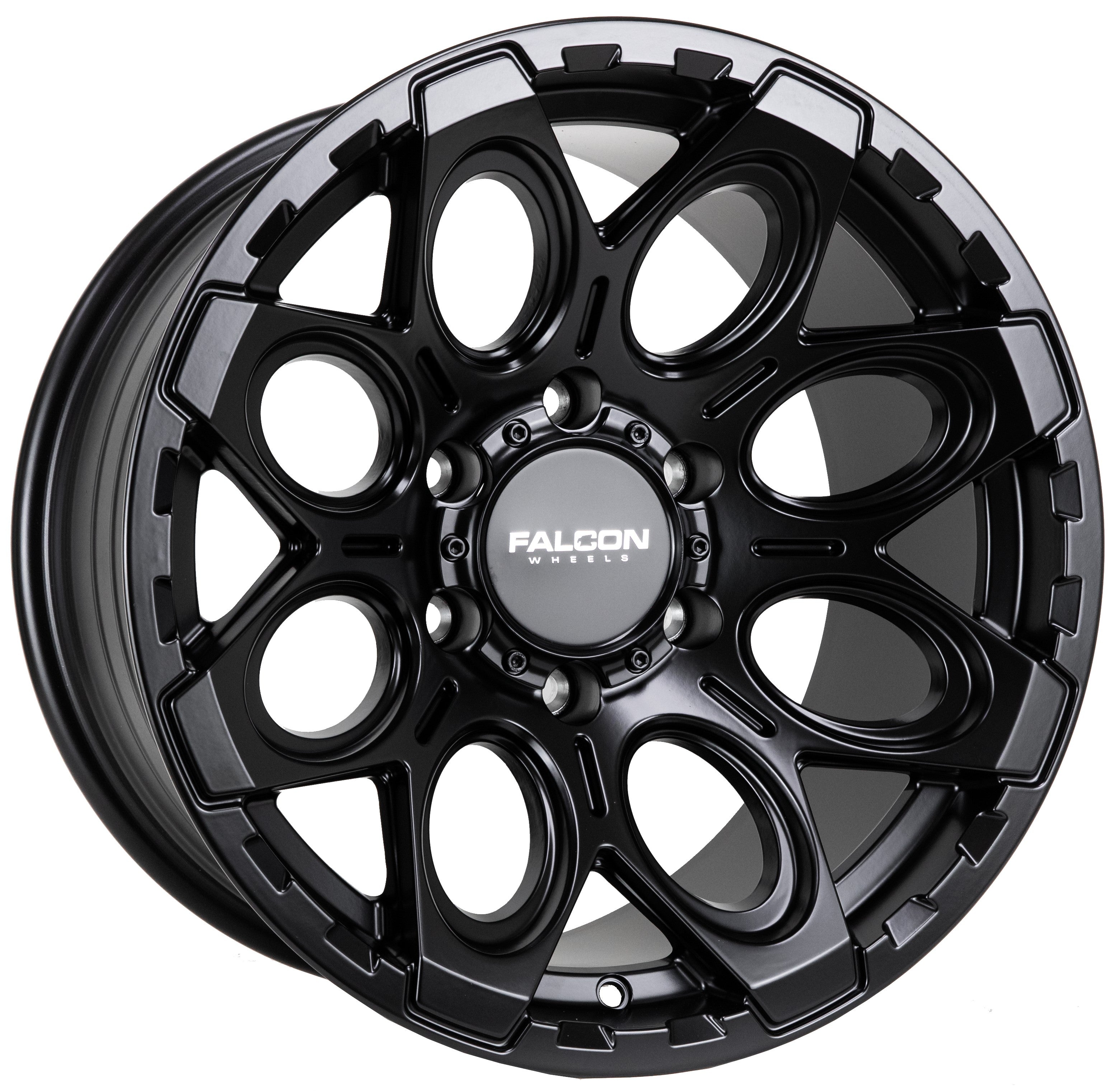 Falcon Wheels T6 - Matte Black 17x9