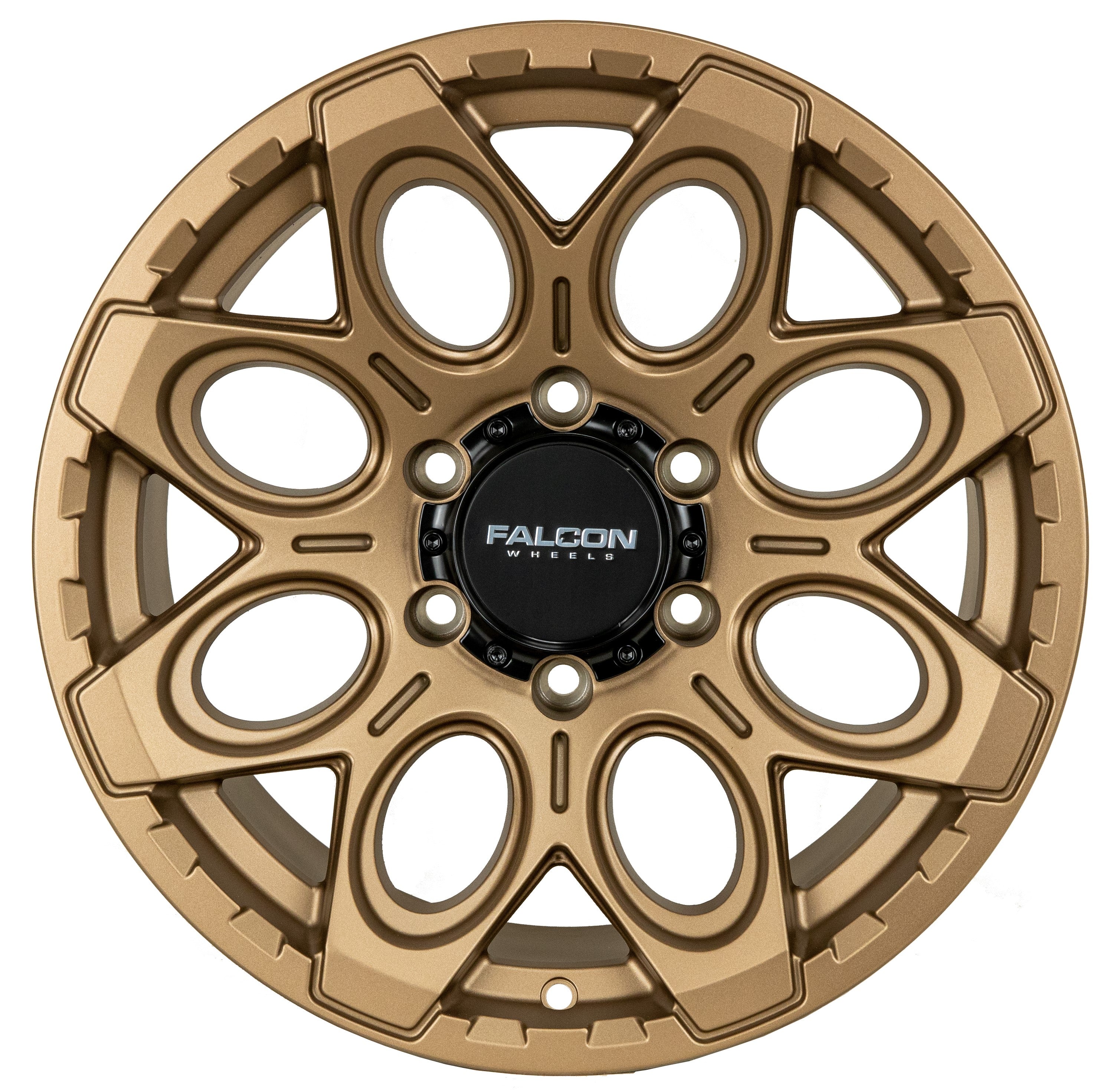 Falcon Wheels T6 - Matte Bronze 17x9