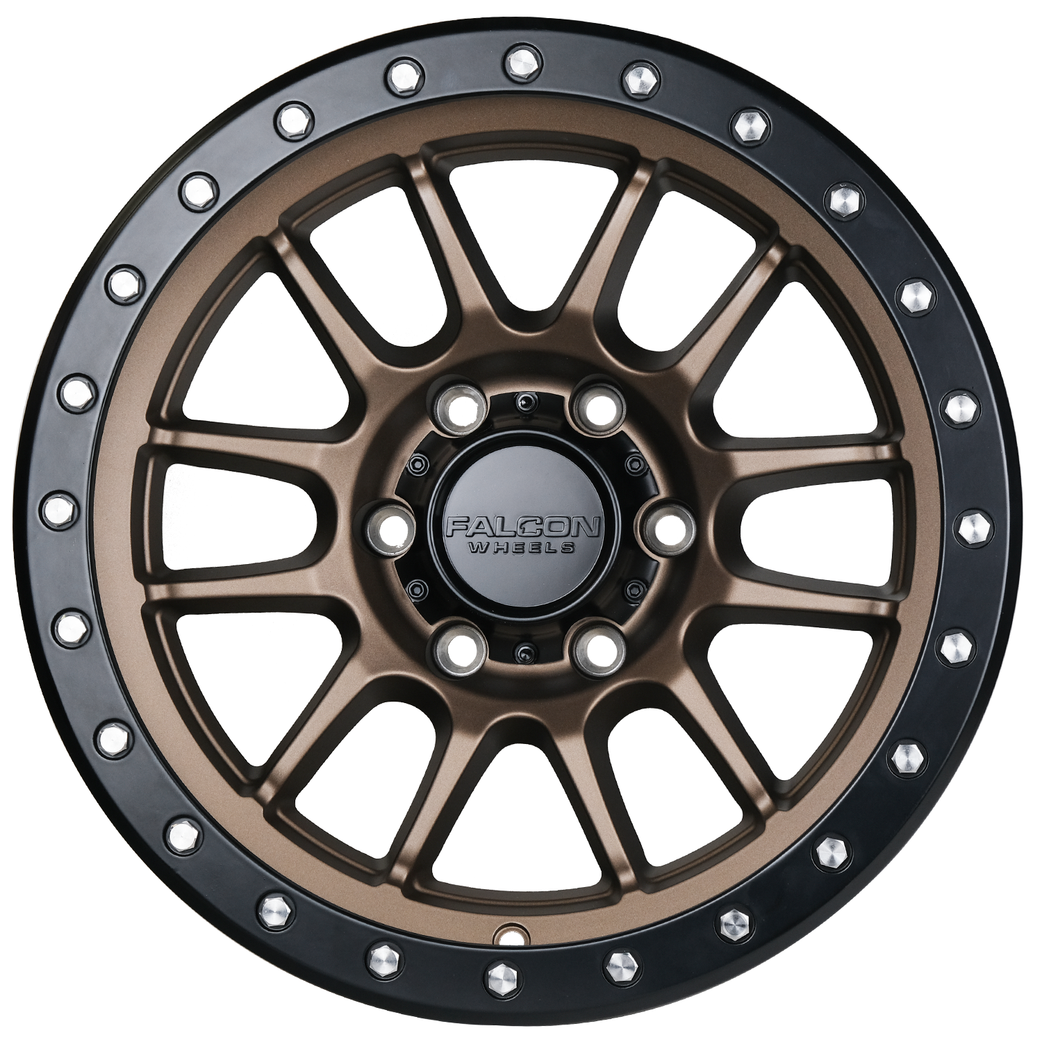 Falcon Wheels T7 - Matte Bronze 17x9