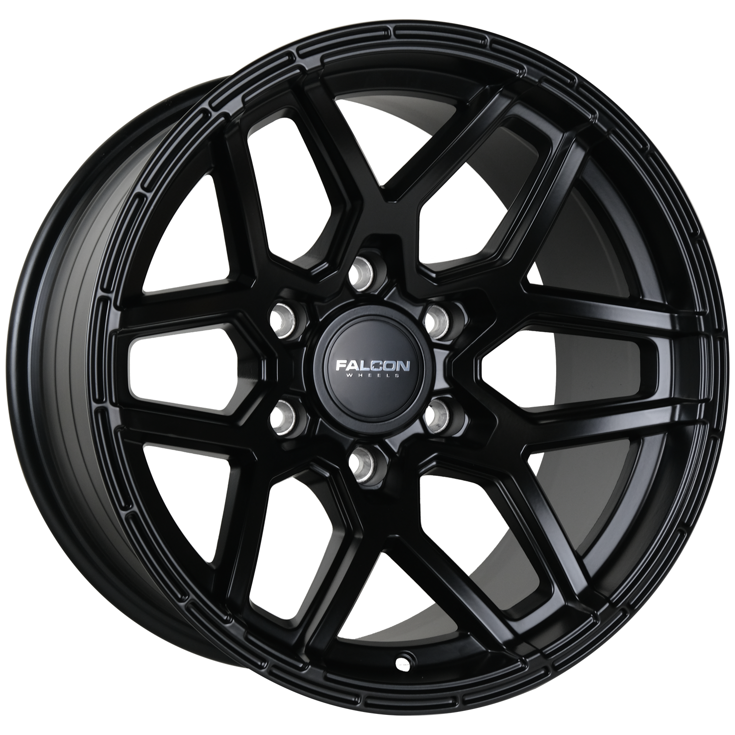 Falcon Wheels T9 Atlas - Matte Black 17x9