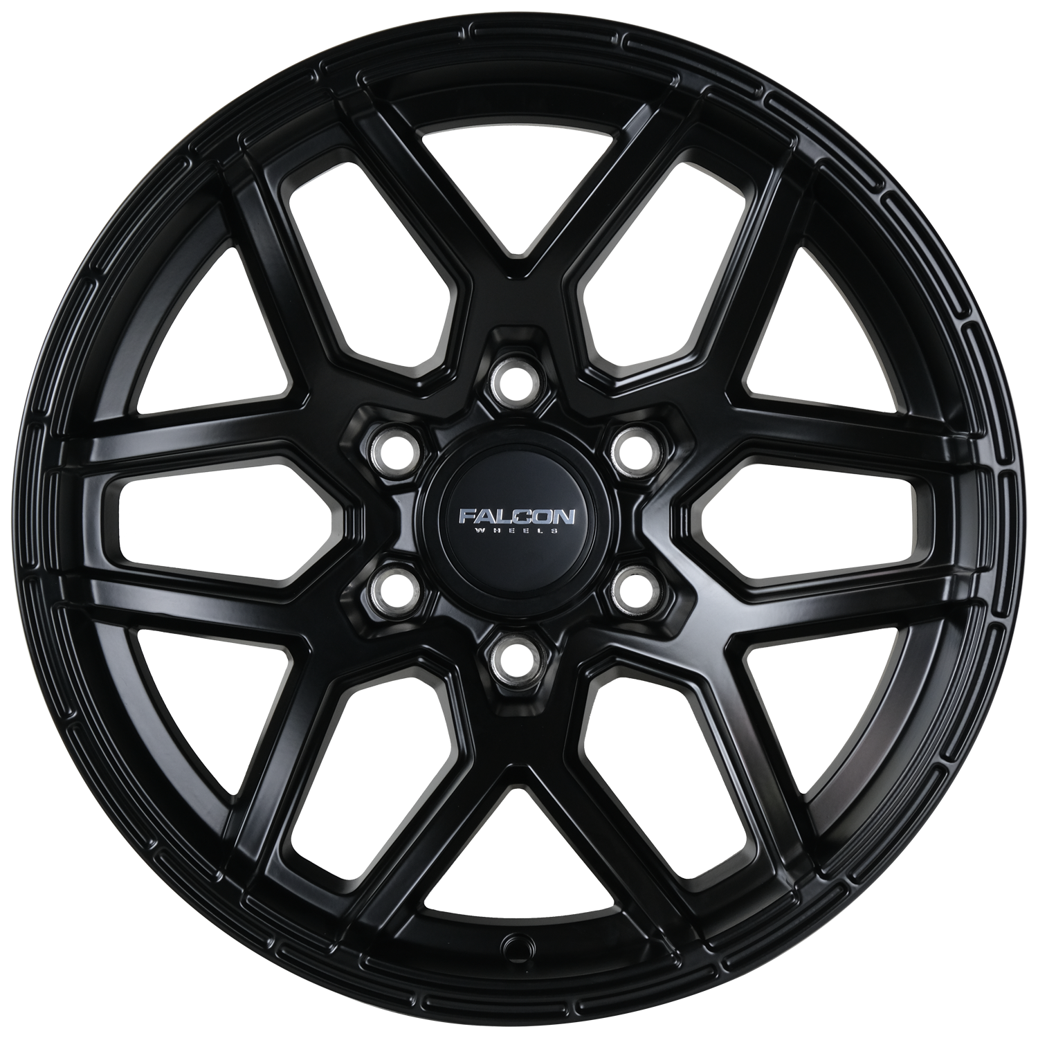 Falcon Wheels T9 Atlas - Matte Black 17x9
