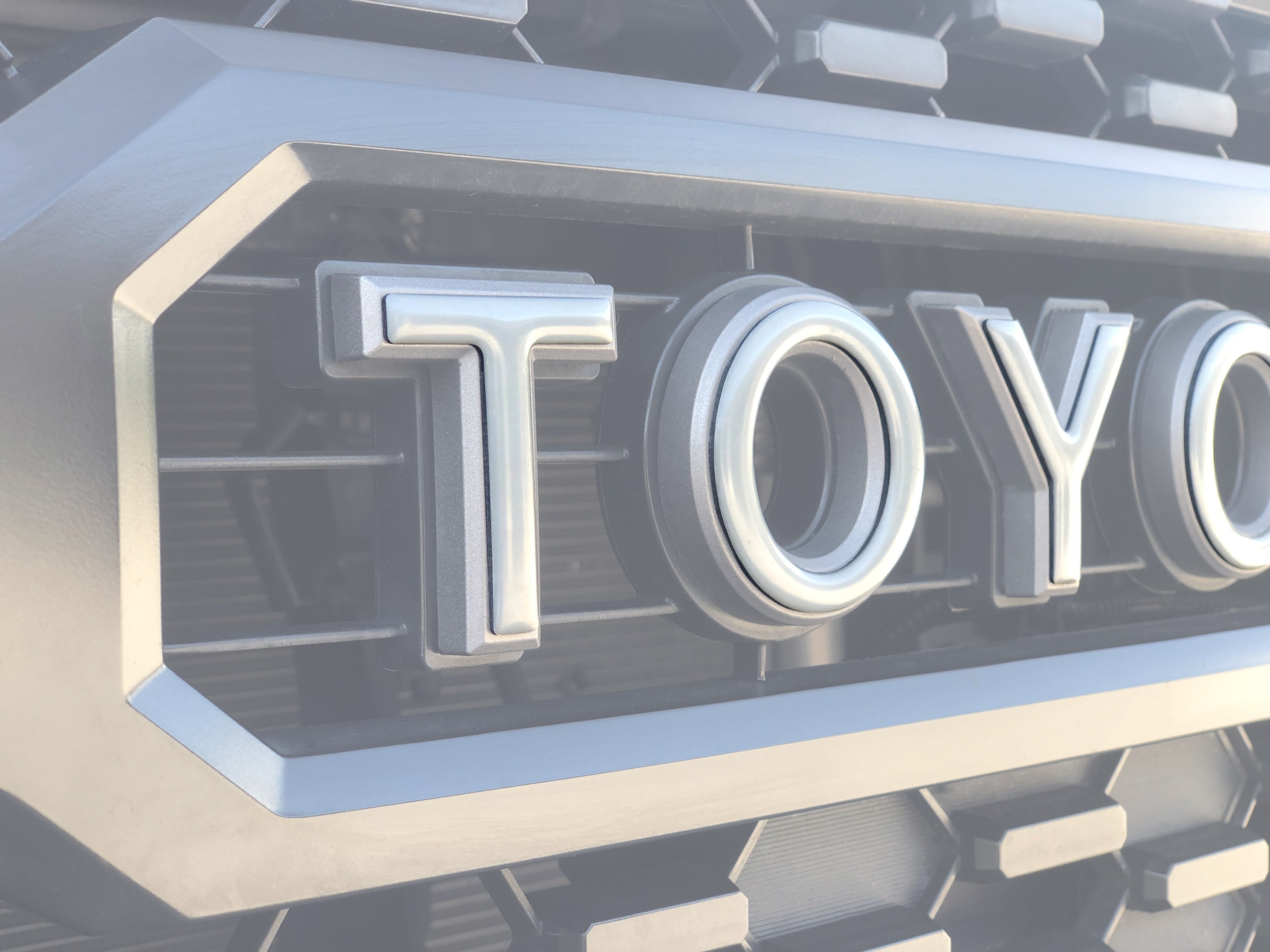 Grille Letter Overlays Fits 2016-2025 Toyota Tacoma