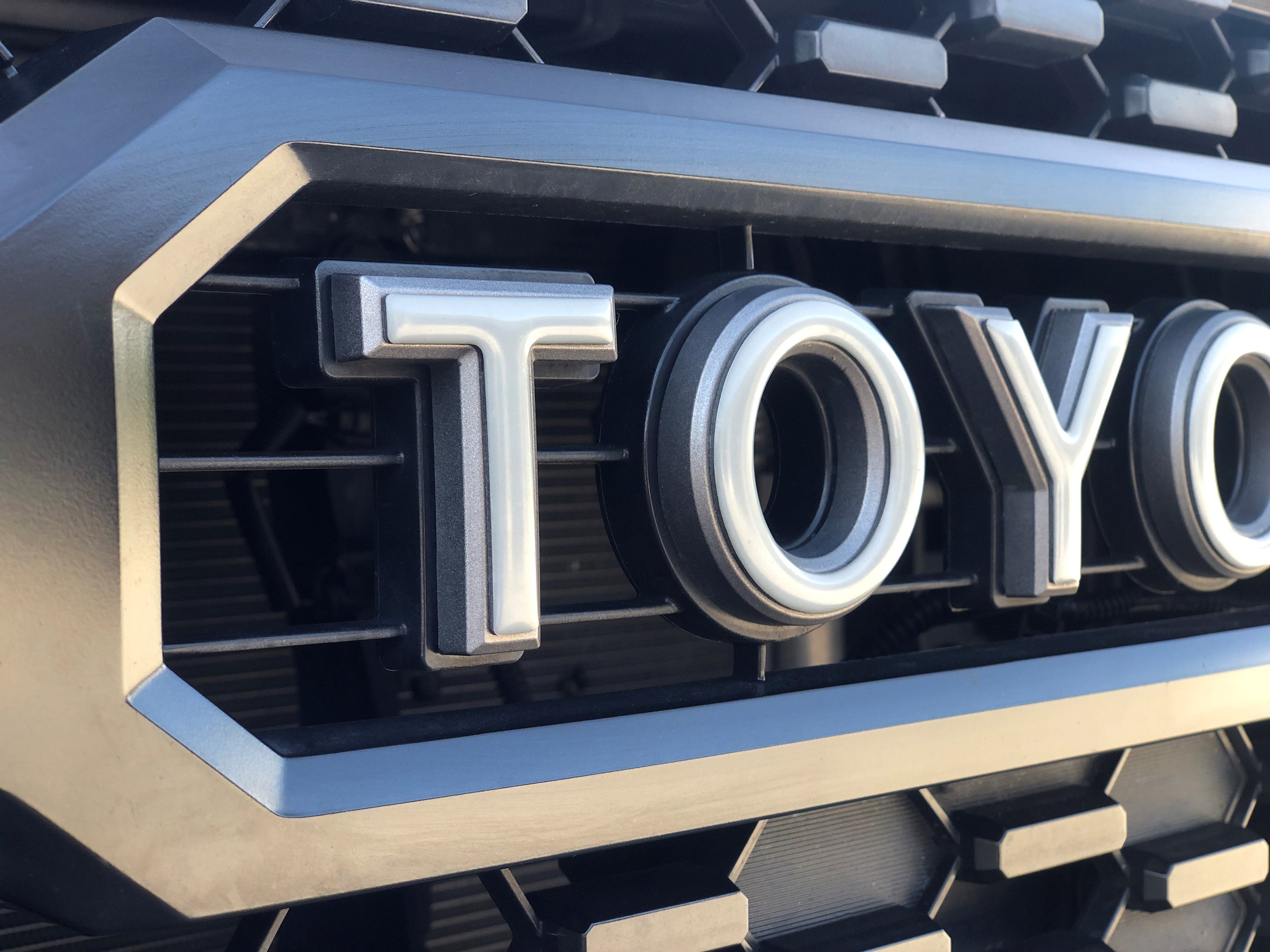 Grille Letter Overlays Fits 2016-2025 Toyota Tacoma