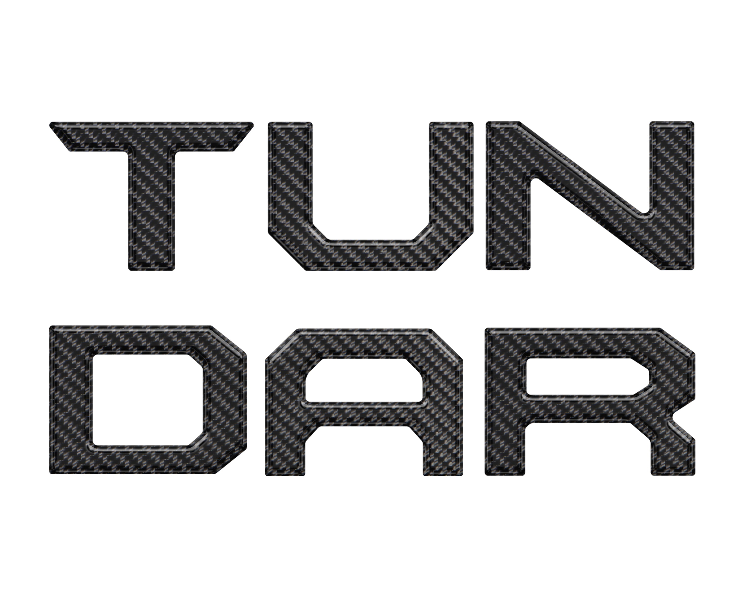 Lower Grille Letter Inserts Fits 2022-2025 Toyota Tundra