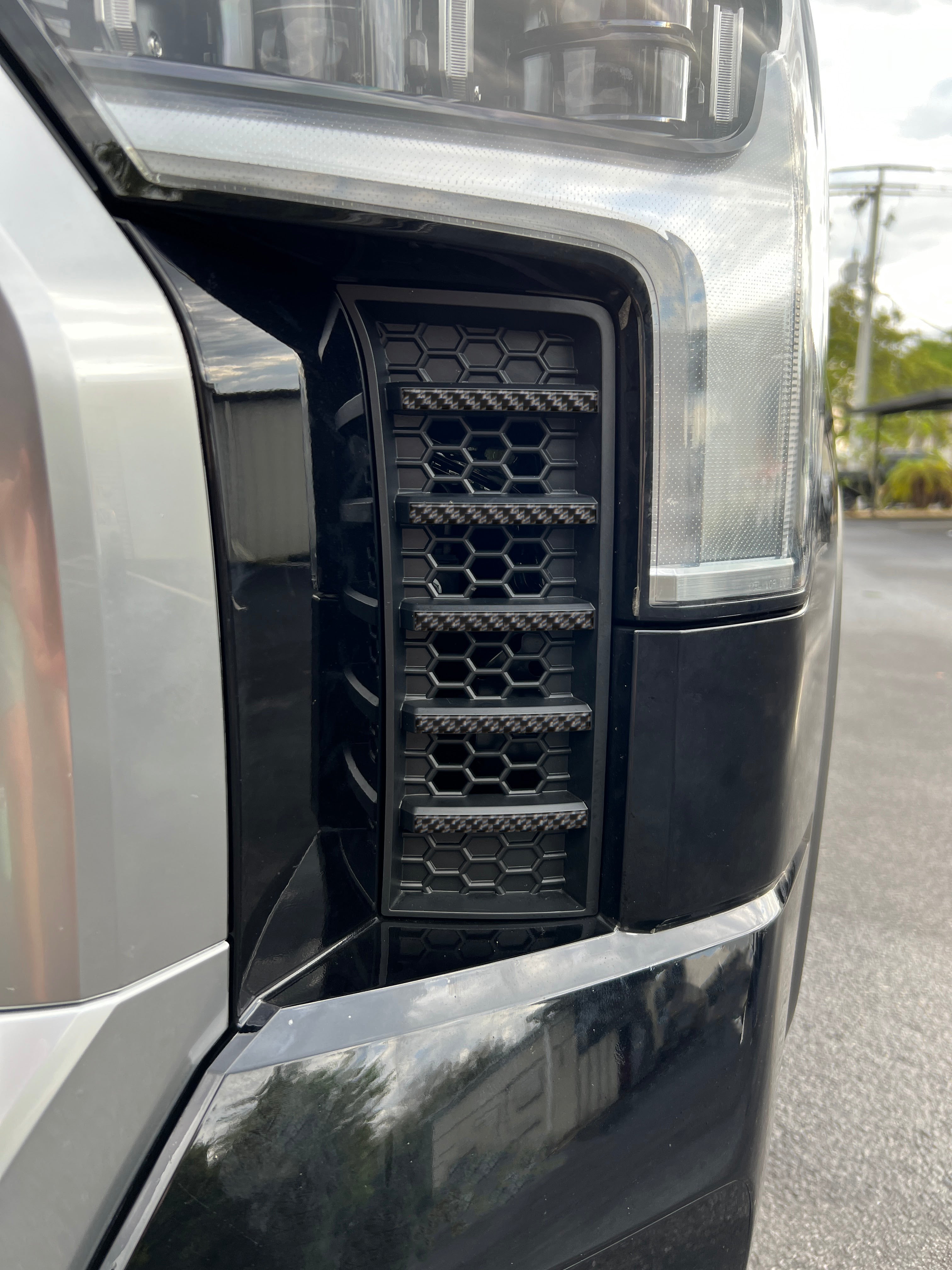 Side Air Intake Line Accent Trim Fits 2022-2025 Toyota Tundra