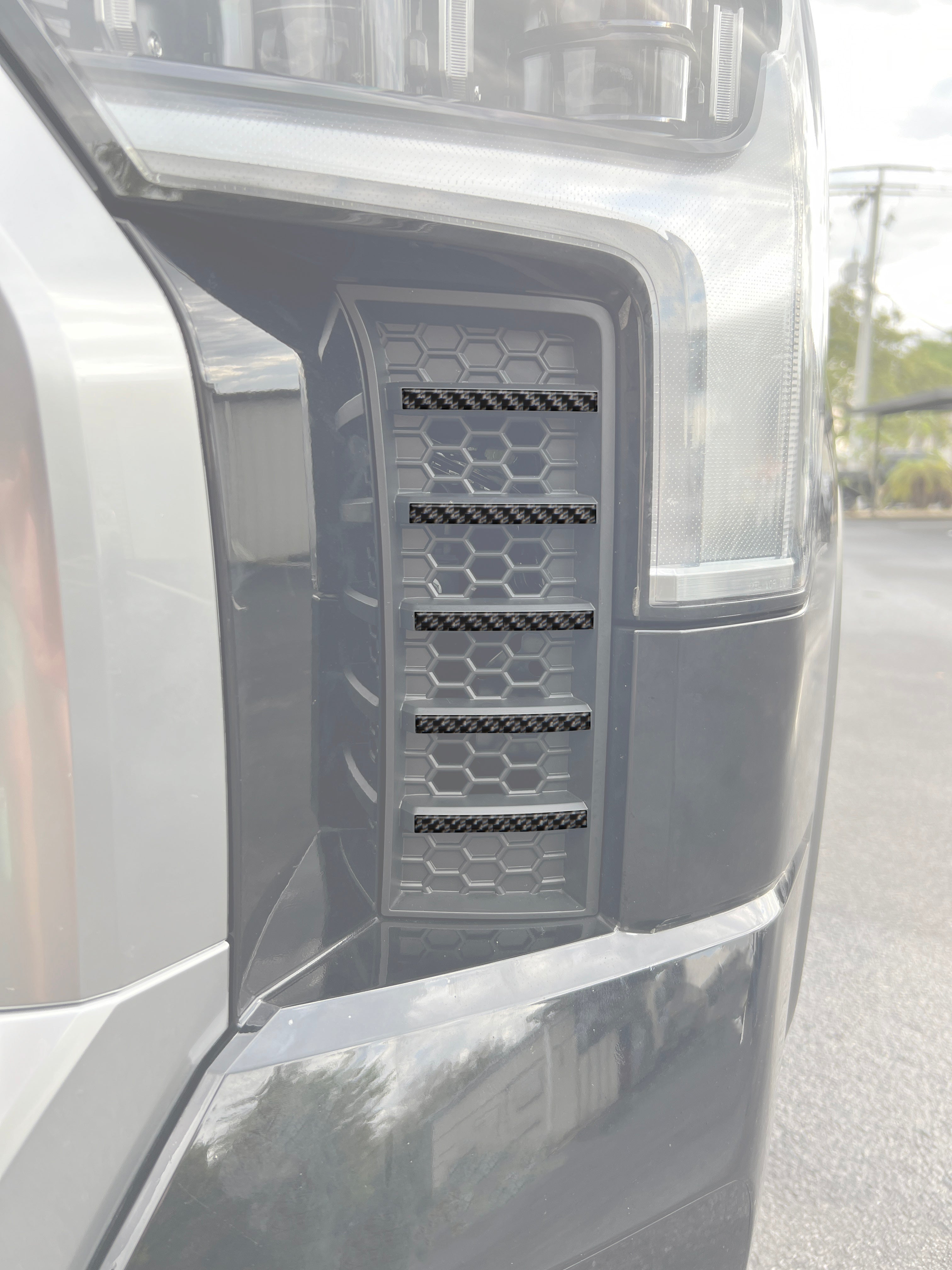 Side Air Intake Line Accent Trim Fits 2022-2025 Toyota Tundra