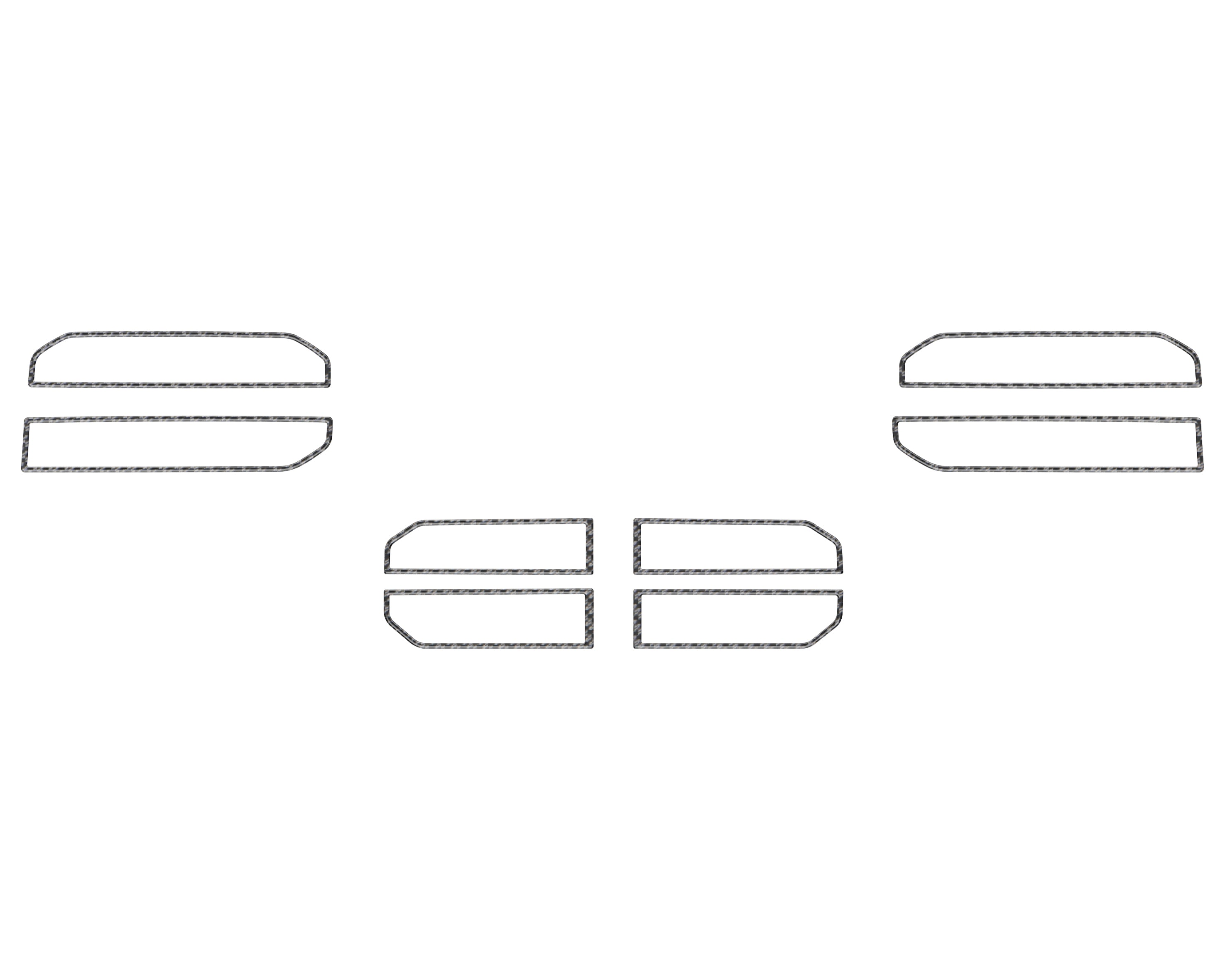 A/C Vent Accent Trim Fits 2022-2025 Toyota Tundra & 2023-2025 Toyota Sequoia